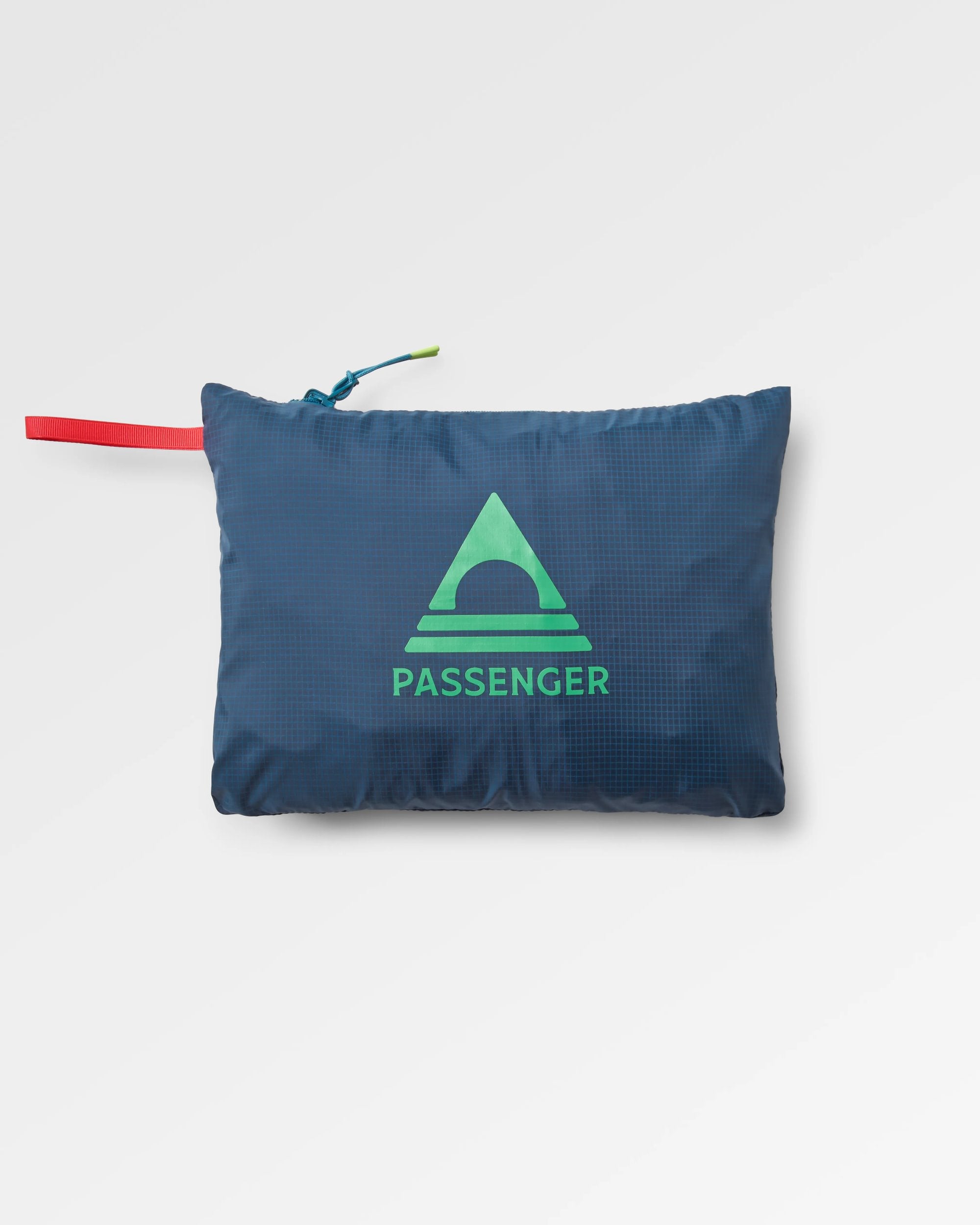 Gusto Recycled Windshell Anorak - Rich Navy/Dark Denim - Flatlay