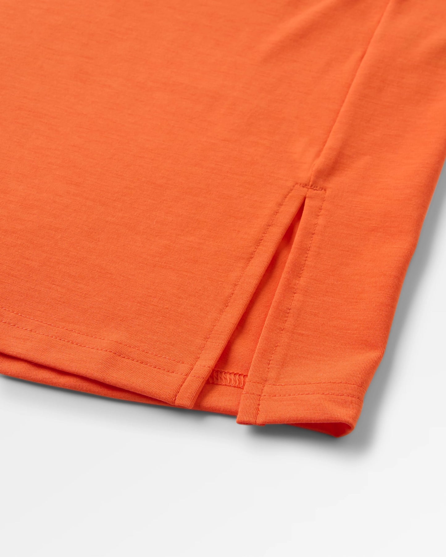 Chase The Light Active T-Shirt - Ember Orange - Flatlay