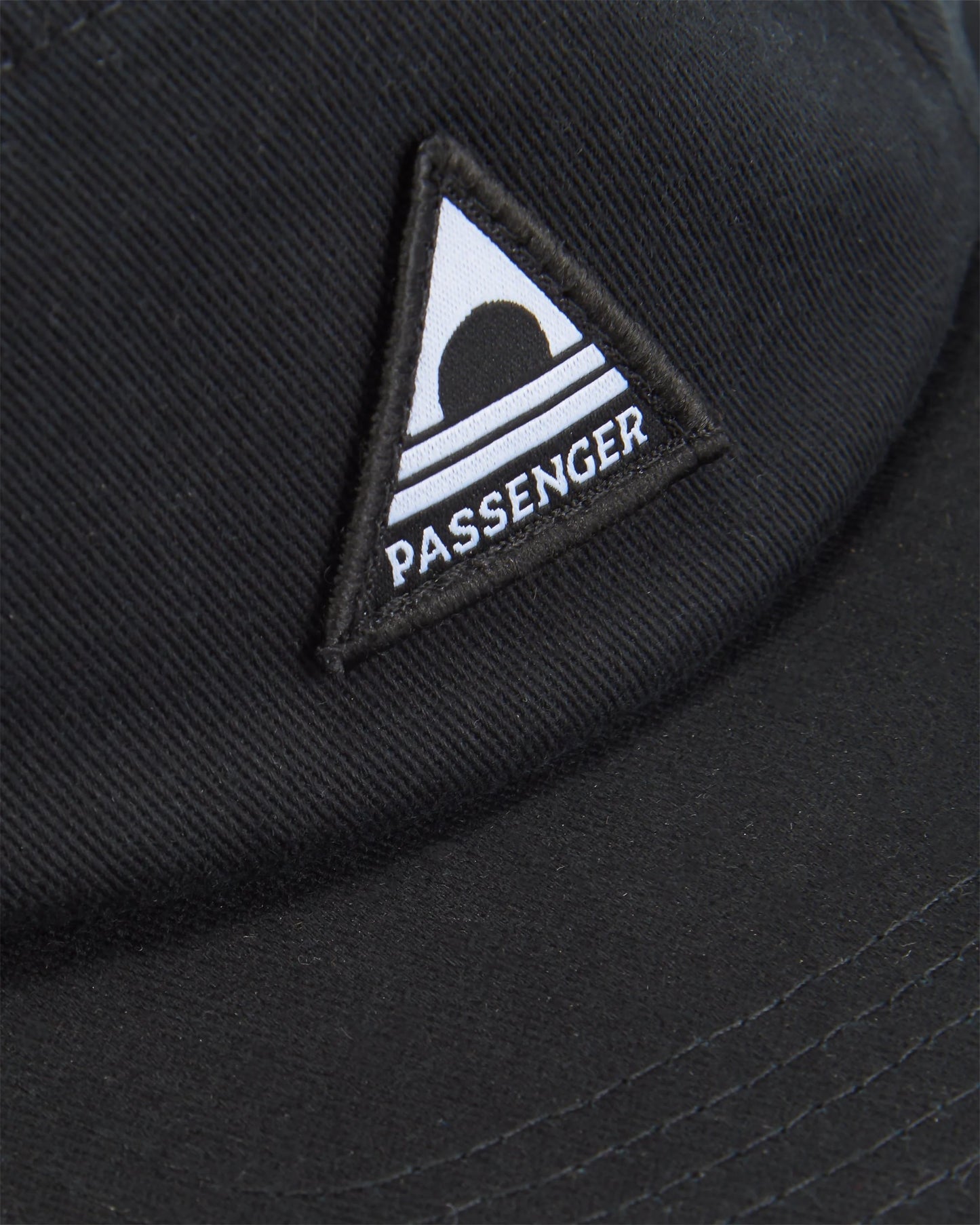 Fixie Recycled 5 Panel Cap - Faded Black - Flatlay