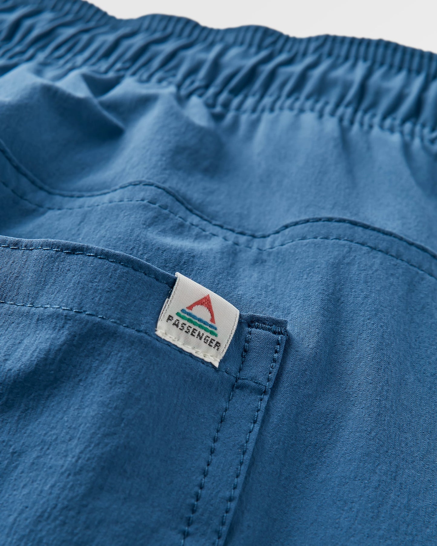 Drifter Beach Lined Short - Dark Denim - Flatlay
