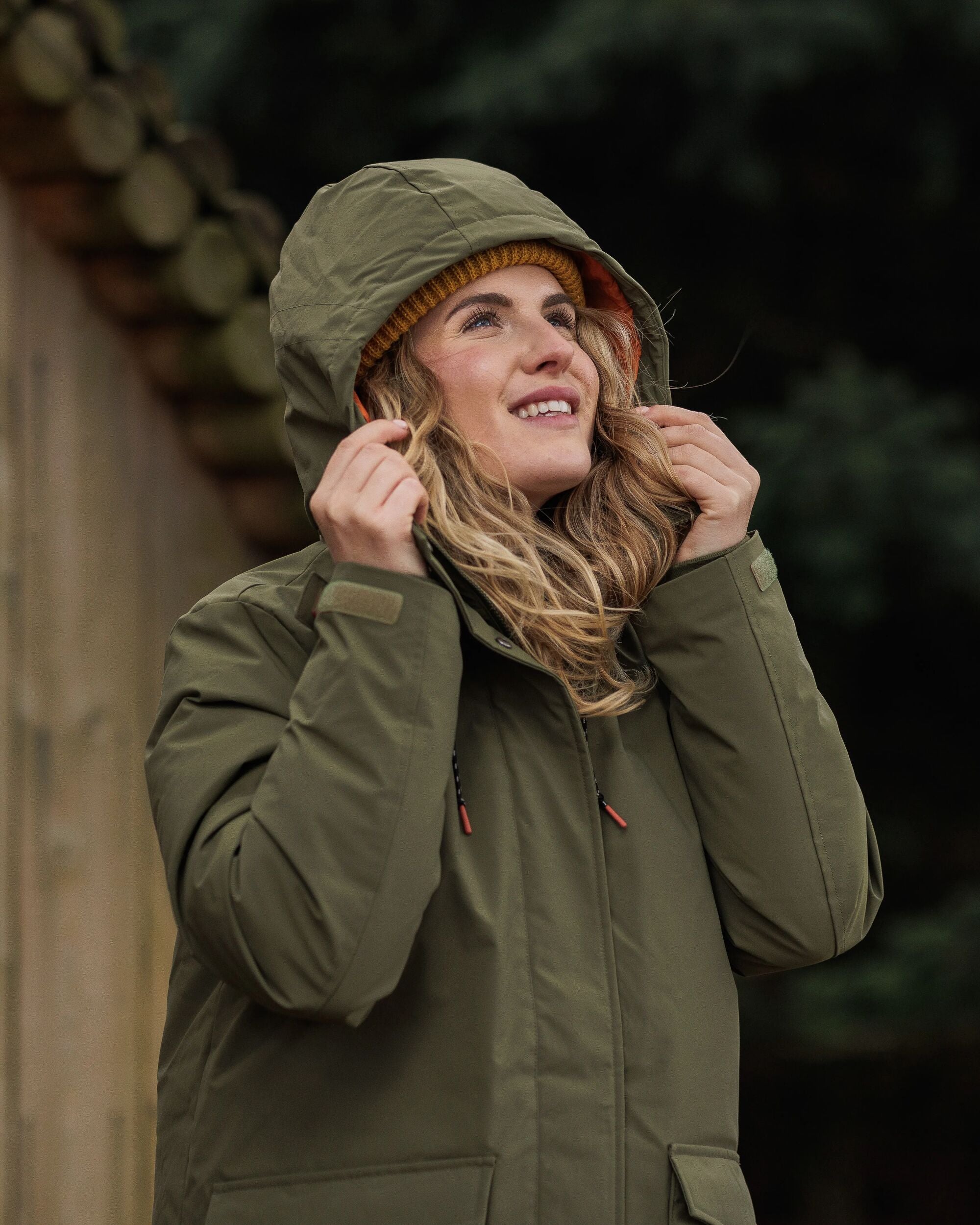 Alaska Recycled Insulated Parka - Khaki - Lifestyle