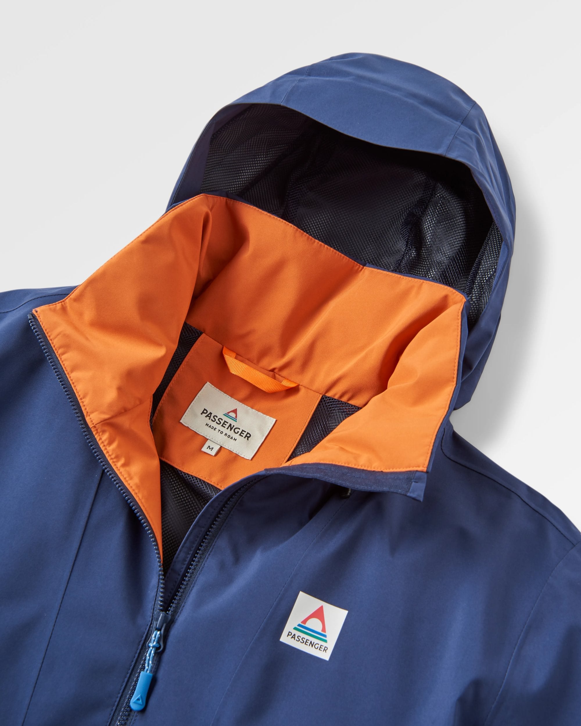 Diablo Recycled Waterproof Anorak - Rich Navy - Flatlay