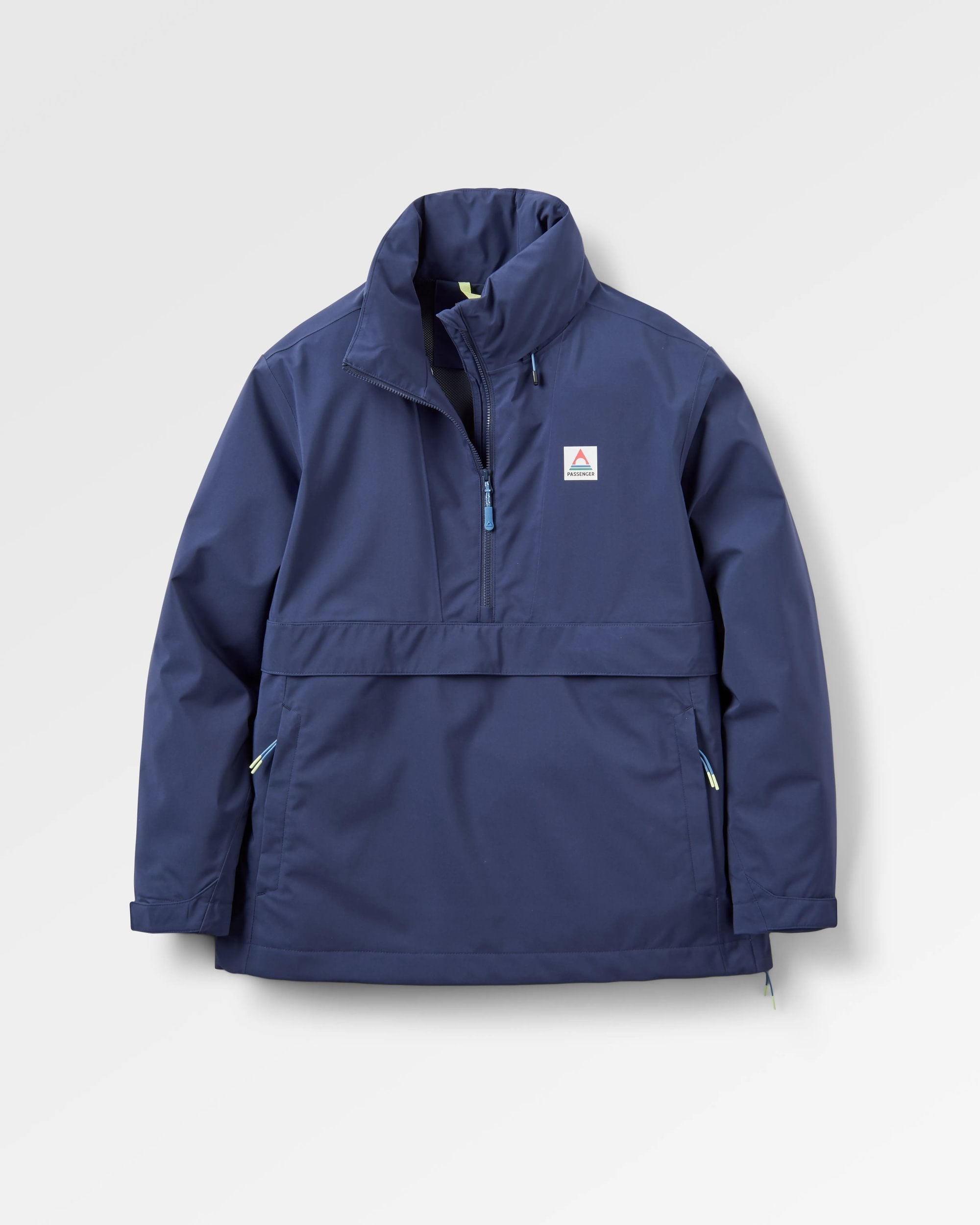 Skyline Recycled Waterproof Anorak - Rich Navy - Flatlay