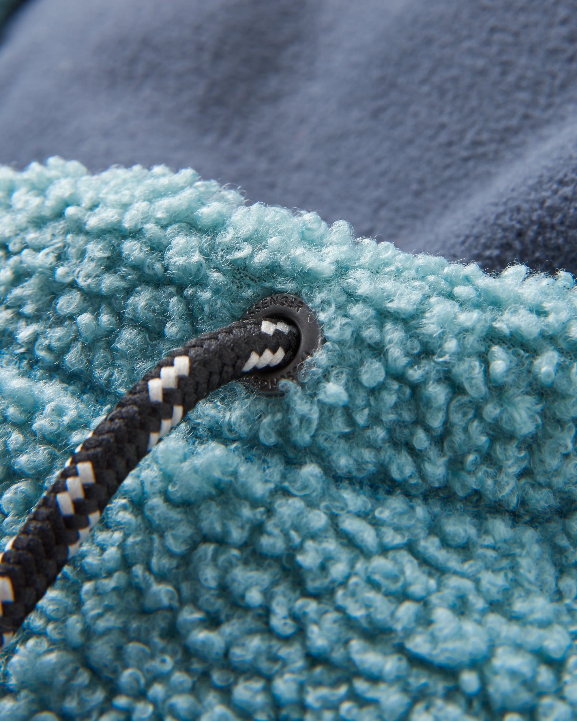 Snowdrift Recycled Fleece Hood - Arctic - Flatlay