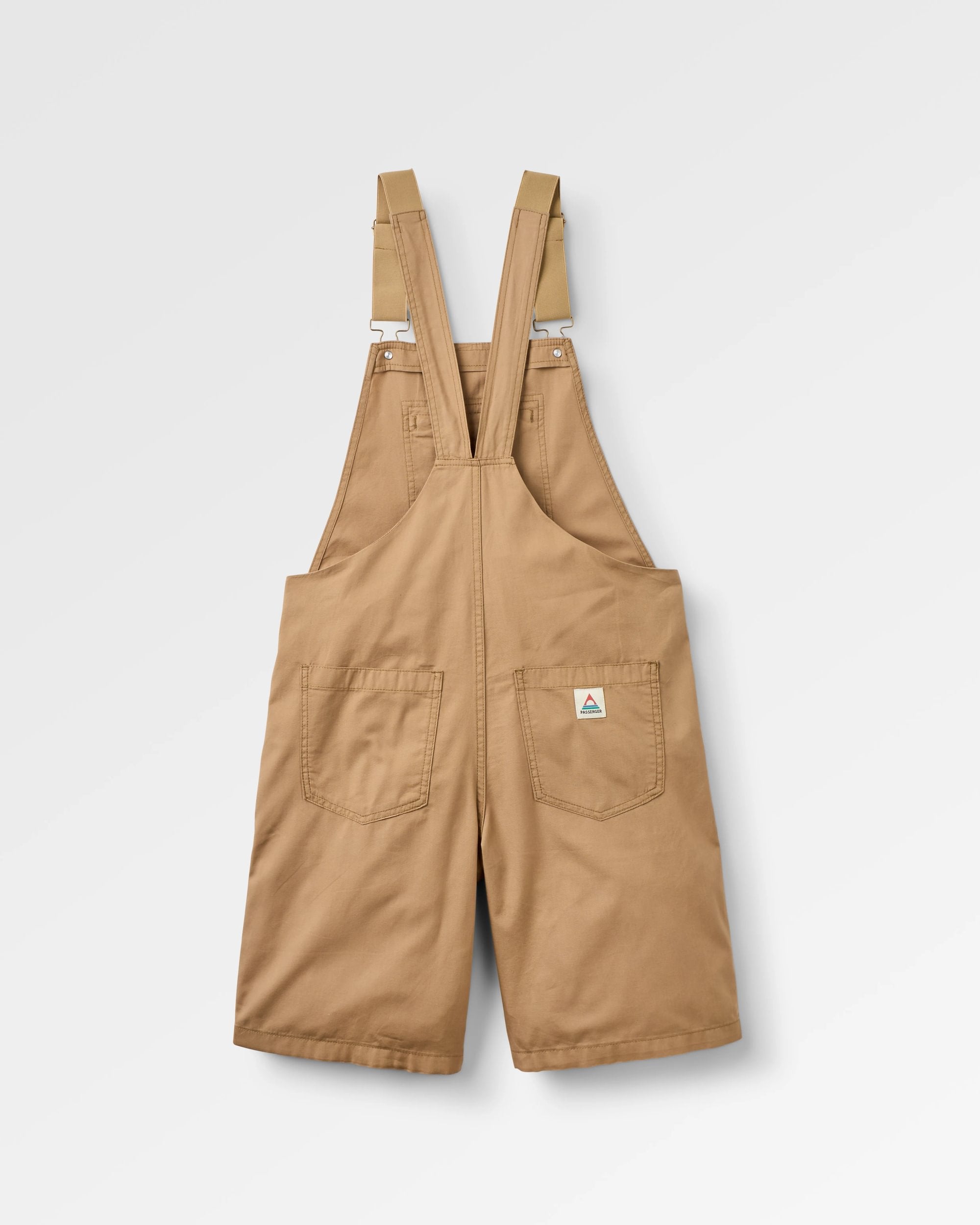 Shuffle Light Short Dungarees - Elmwood - Flatlay