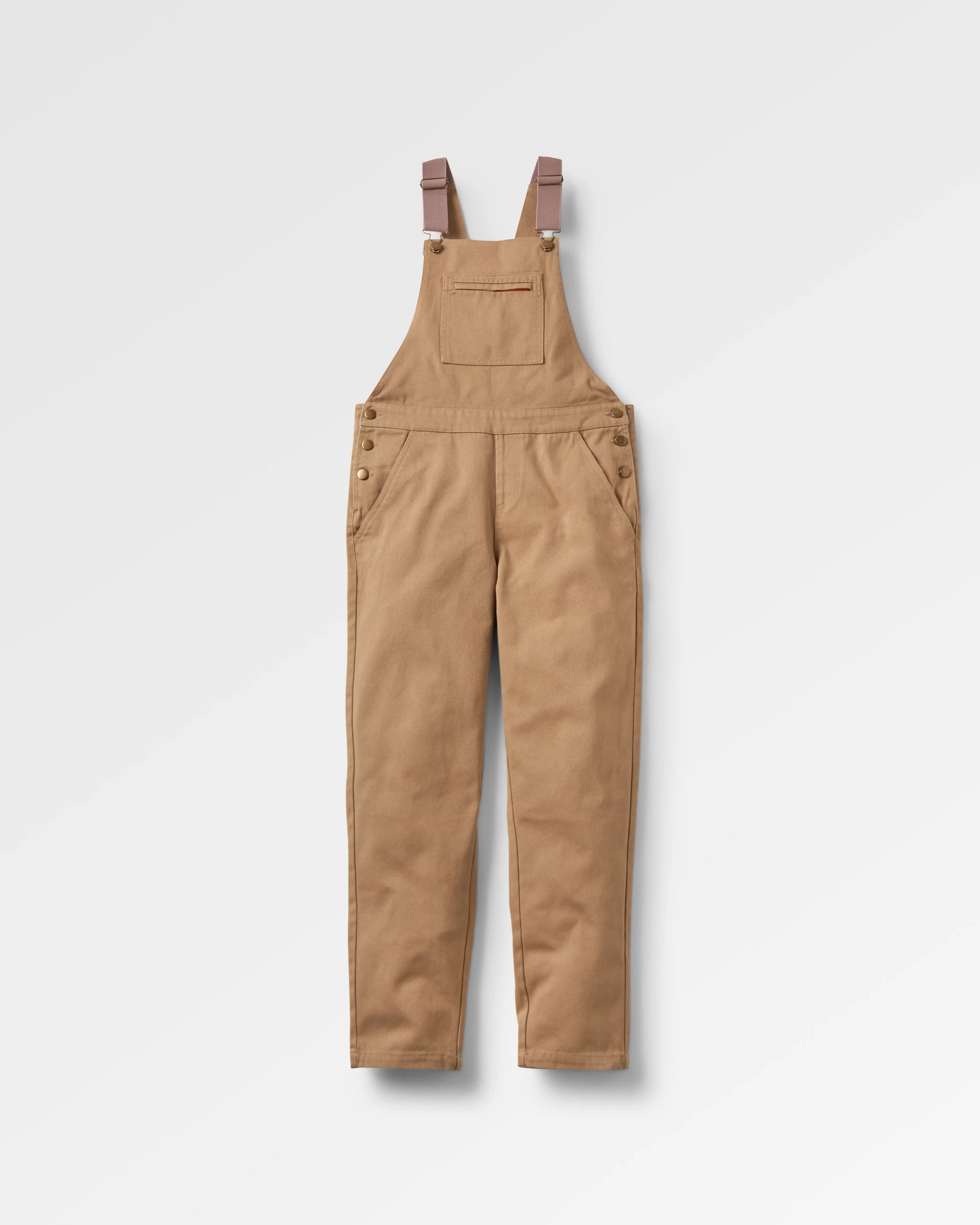 Shuffle Organic Cotton Dungarees - Elmwood - Flatlay