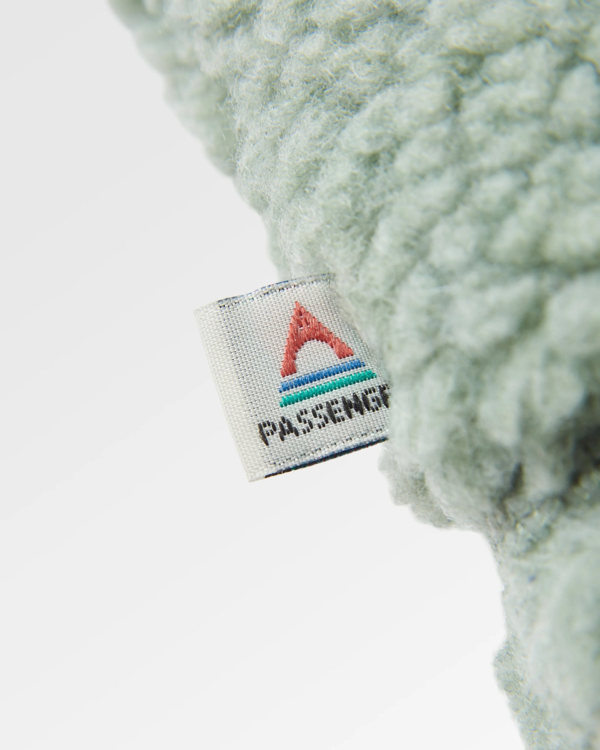 Create Recycled Deep-Pile Sherpa Fleece - Pistachio - Flatlay