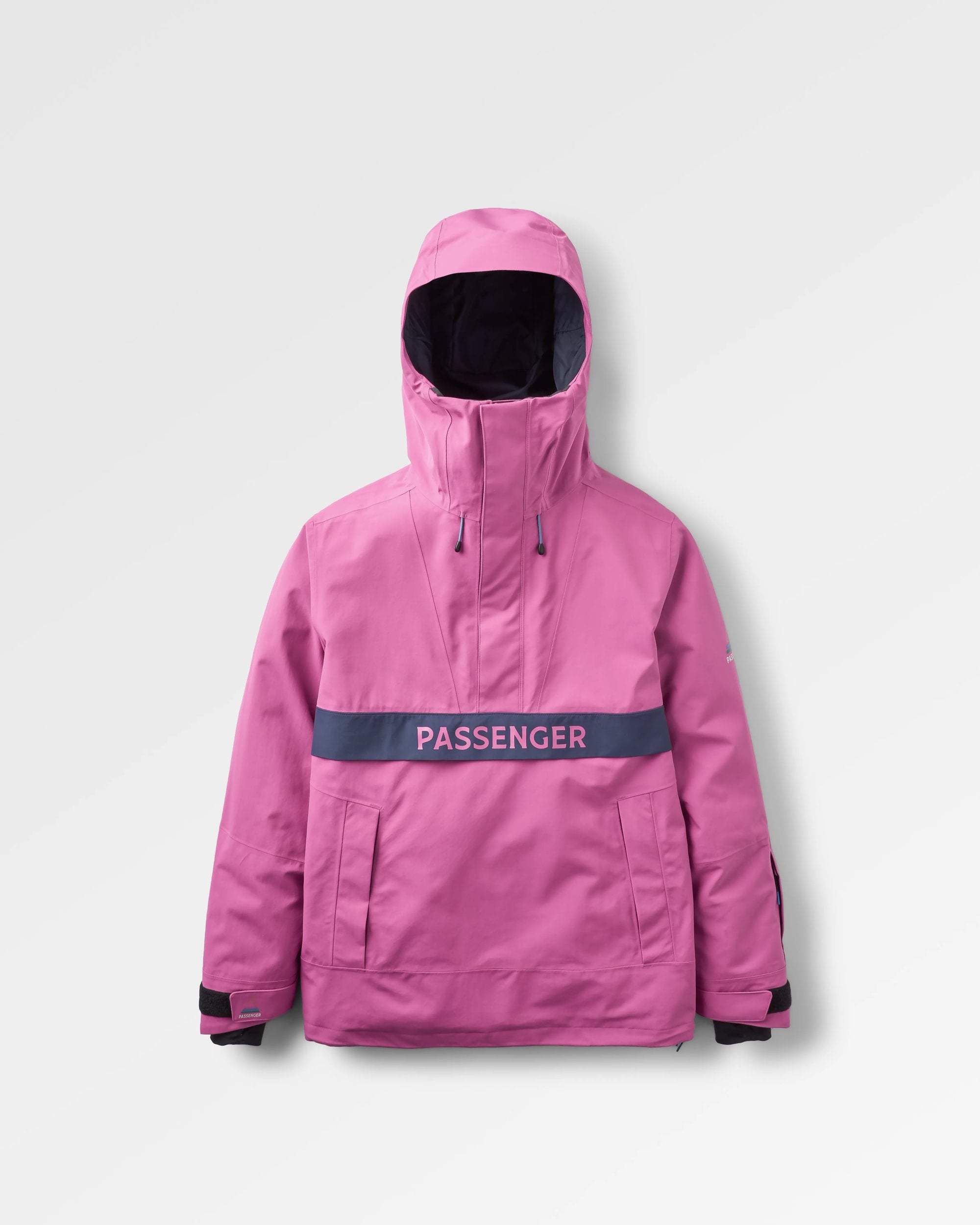 Snowscape Women's Recycled Anorak - Mauve Haze - Flatlay