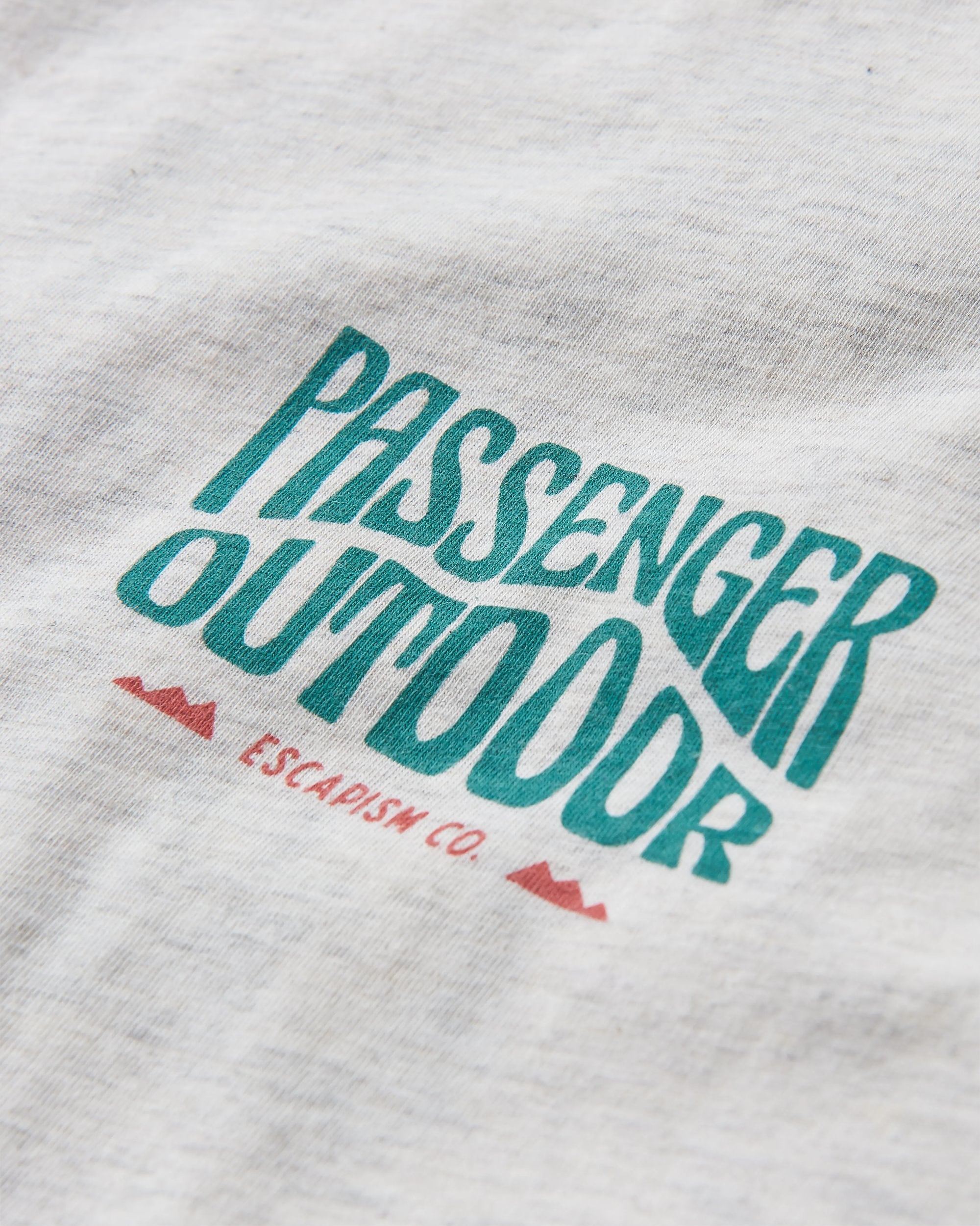 Yuca Organic Cotton T-Shirt - Birch Marl - Flatlay