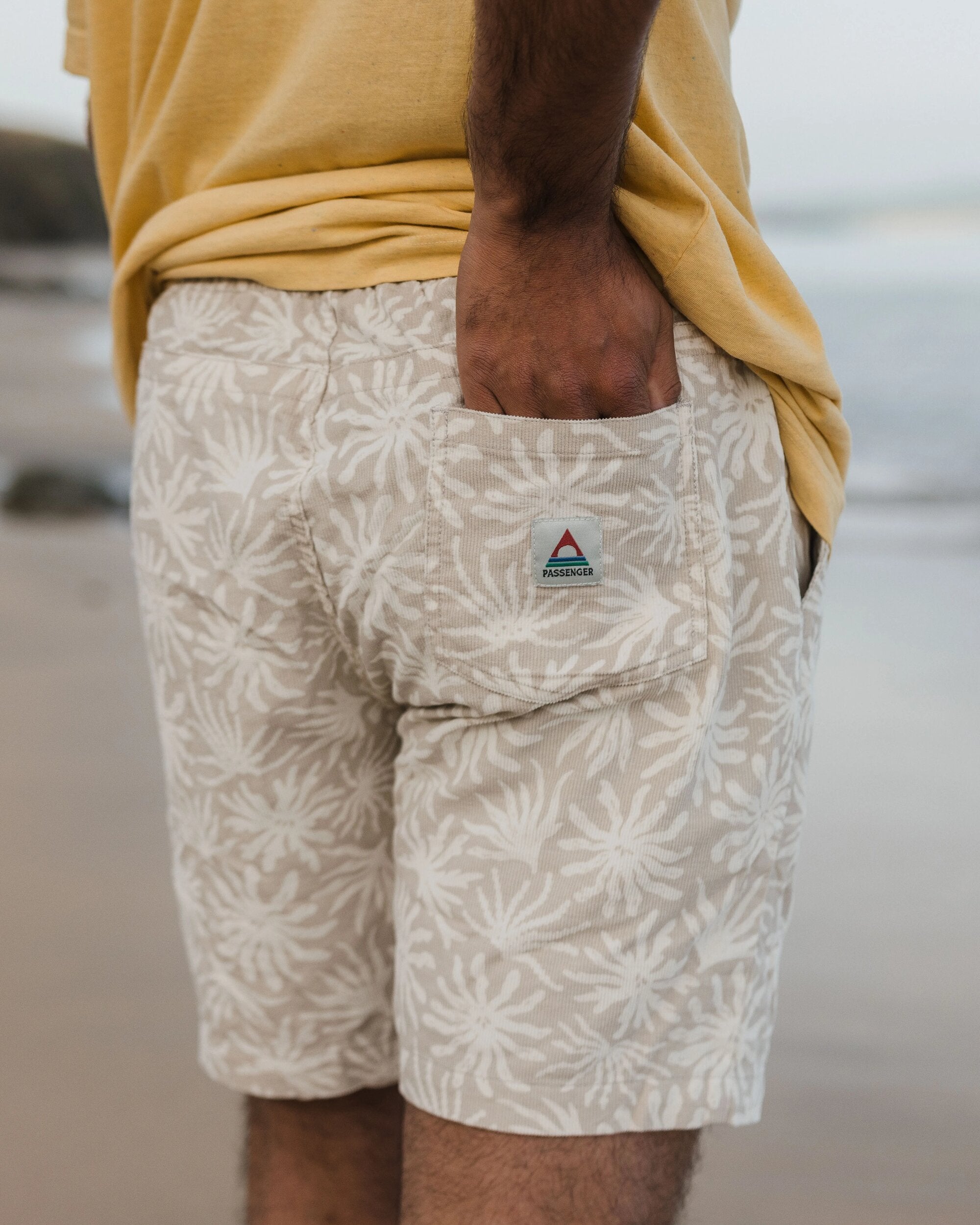 Drifter Corduroy Short - Seaweed Pebble Grey - Lifestyle