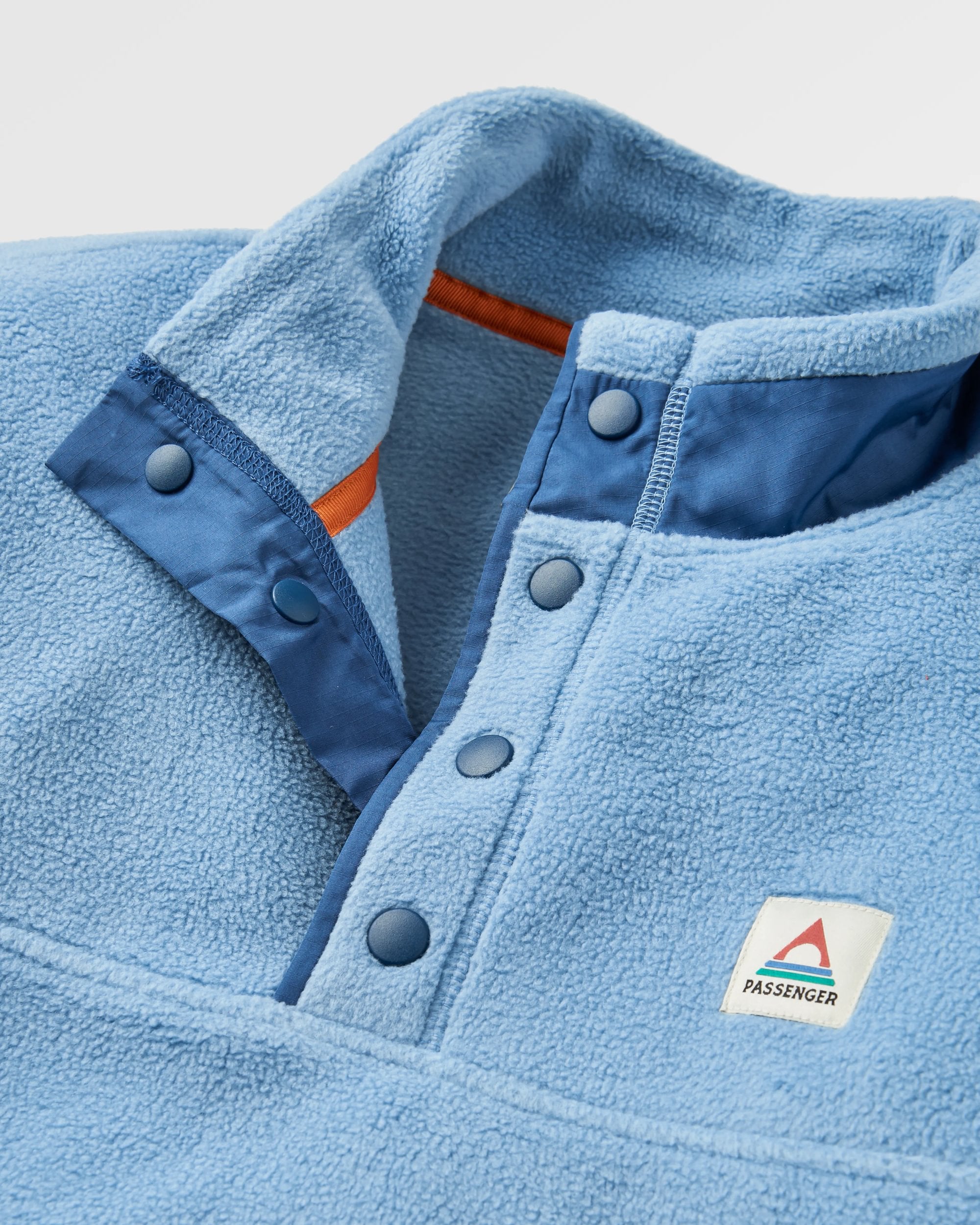 Take It Easy Polar Fleece - Faded Denim - Flatlay