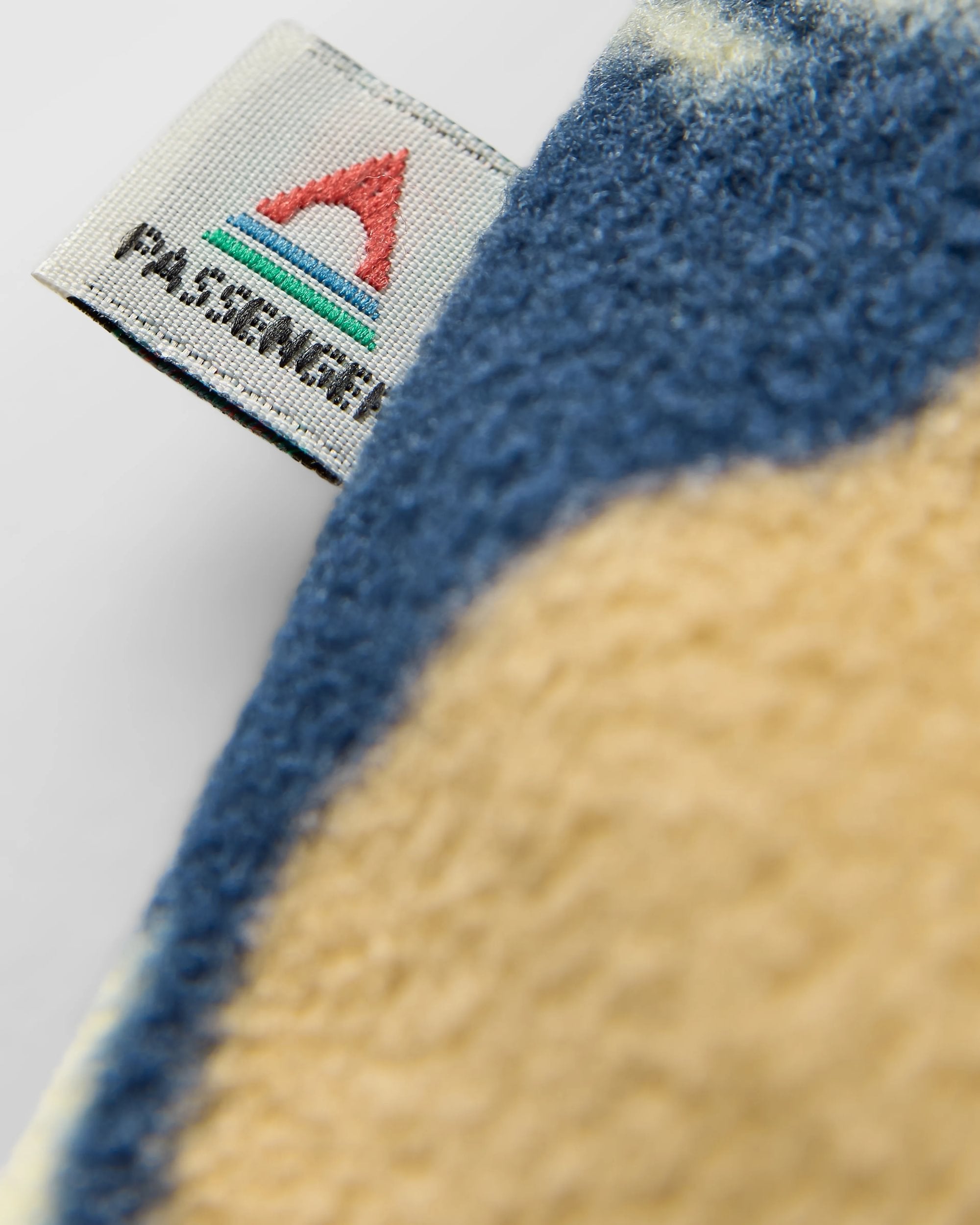 East Recycled Polar Fleece Shirt - Vintage Floral Sunlight - Flatlay