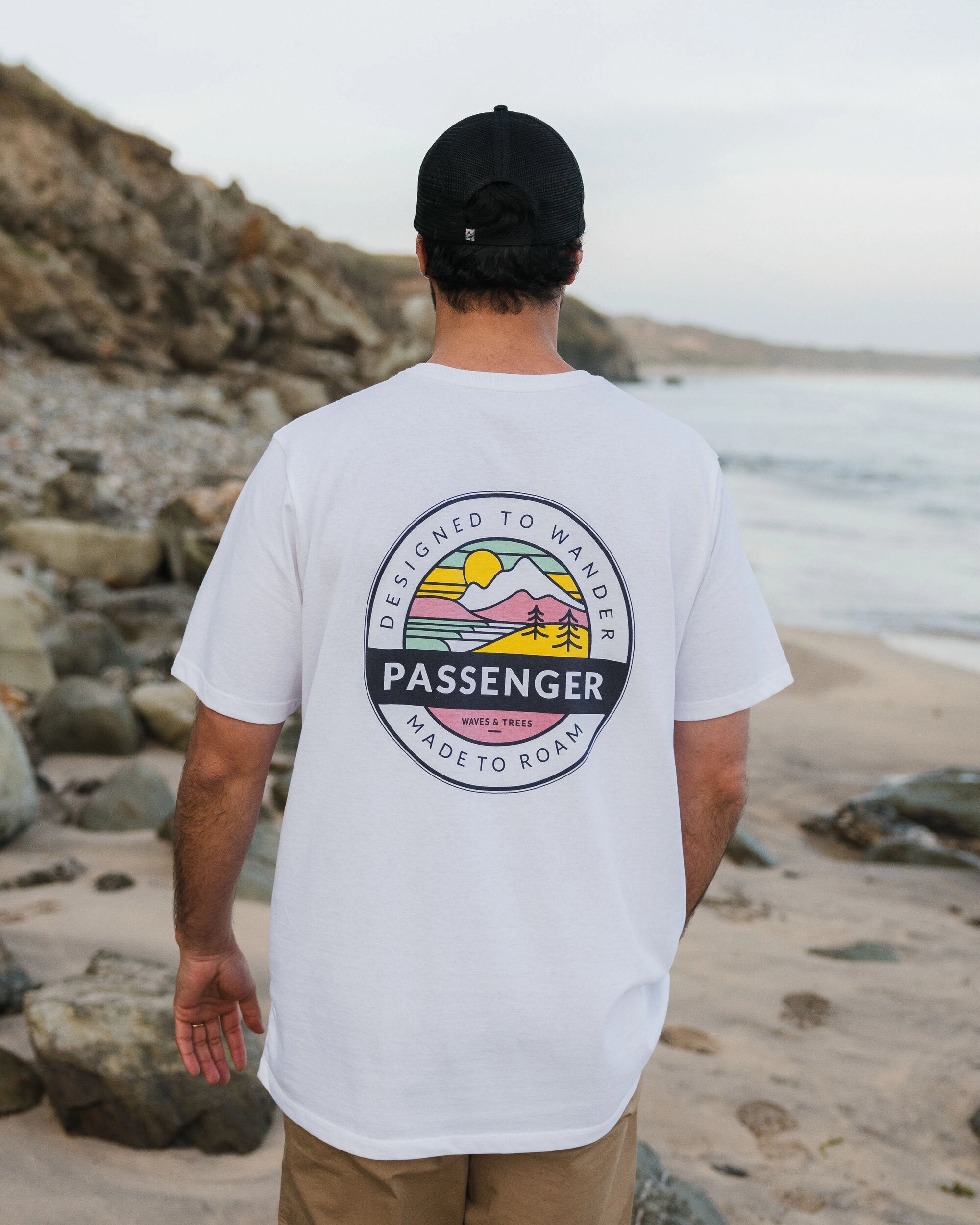 Odyssey Recycled Cotton T-Shirt - White - Lifestyle