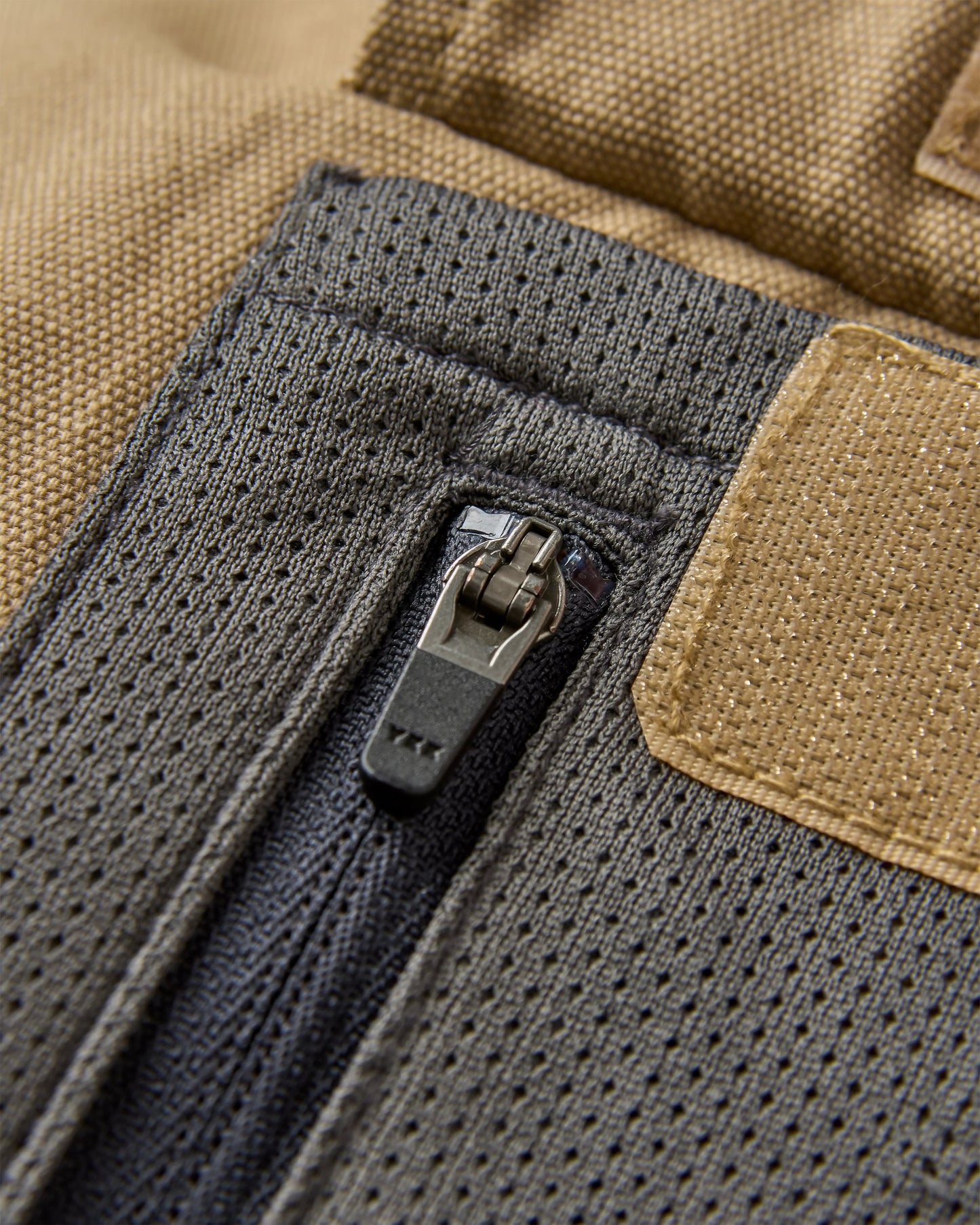 Explorers Organic Cotton Canvas Vest - Stone - Flatlay