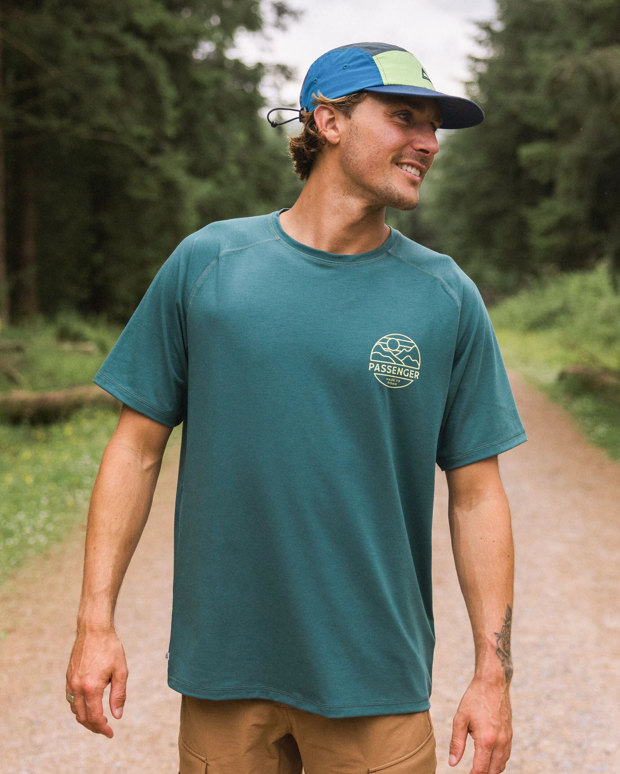 Sedona Drirelease® Recycled Active T-Shirt - Deep Ocean - Lifestyle