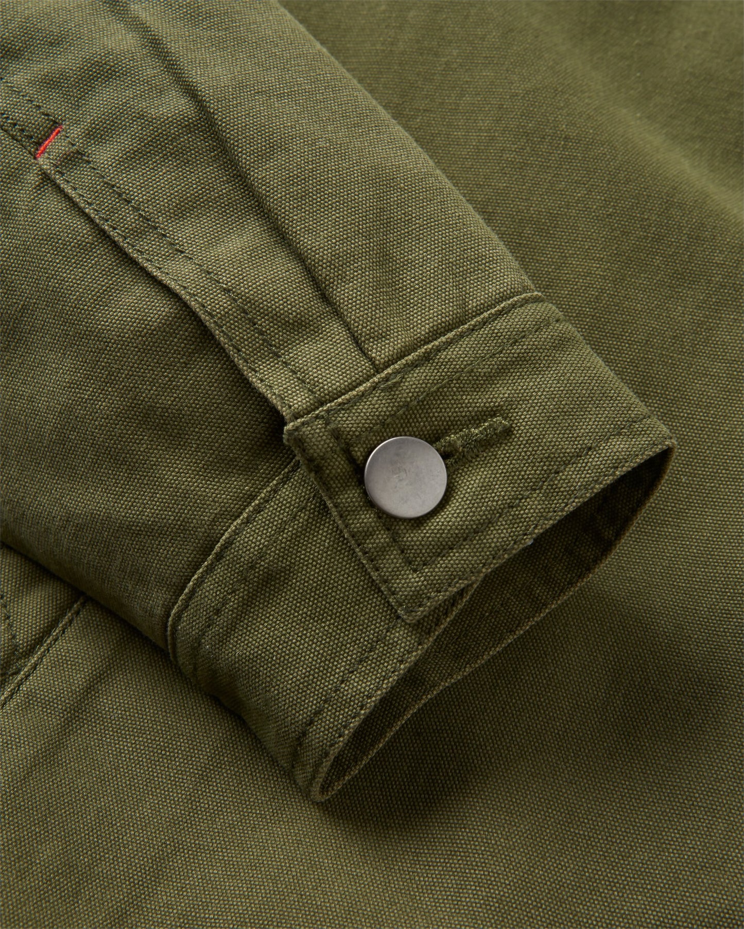 Falcon Organic Cotton Jacket - Khaki - Flatlay