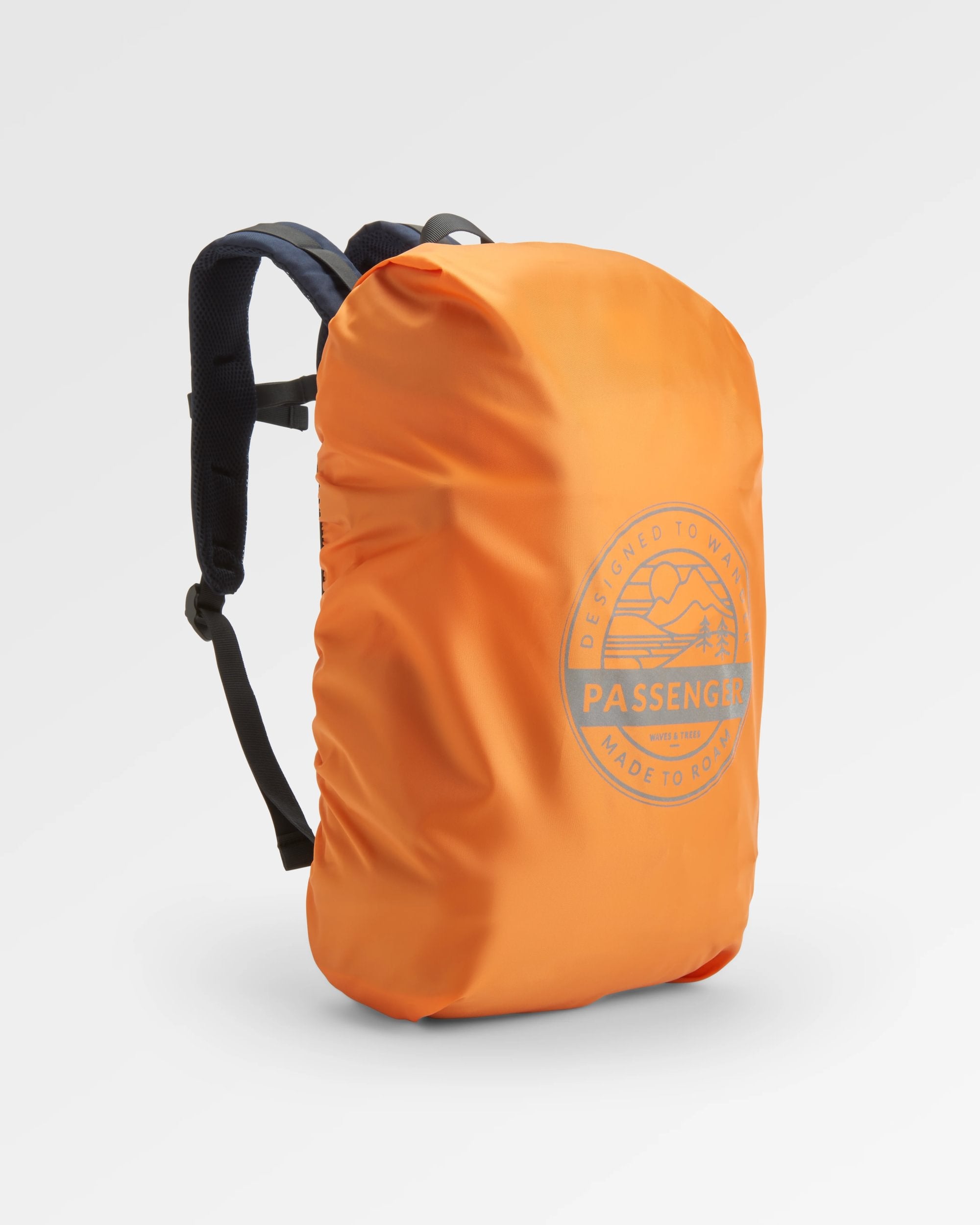 Recycled Backpack Cover (18-35L) - Sunrise Orange - Flatlay