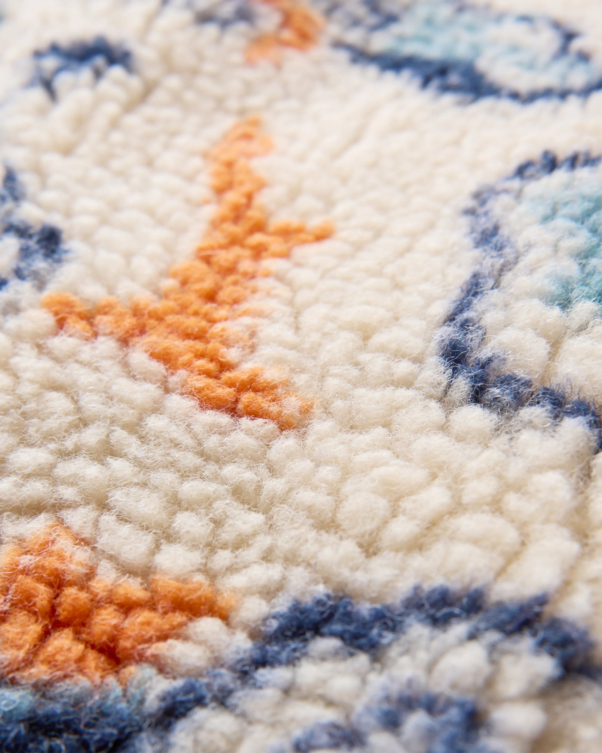 Offroad Recycled Sherpa 1/2 Zip Fleece - Abstract Strata Multi - Flatlay