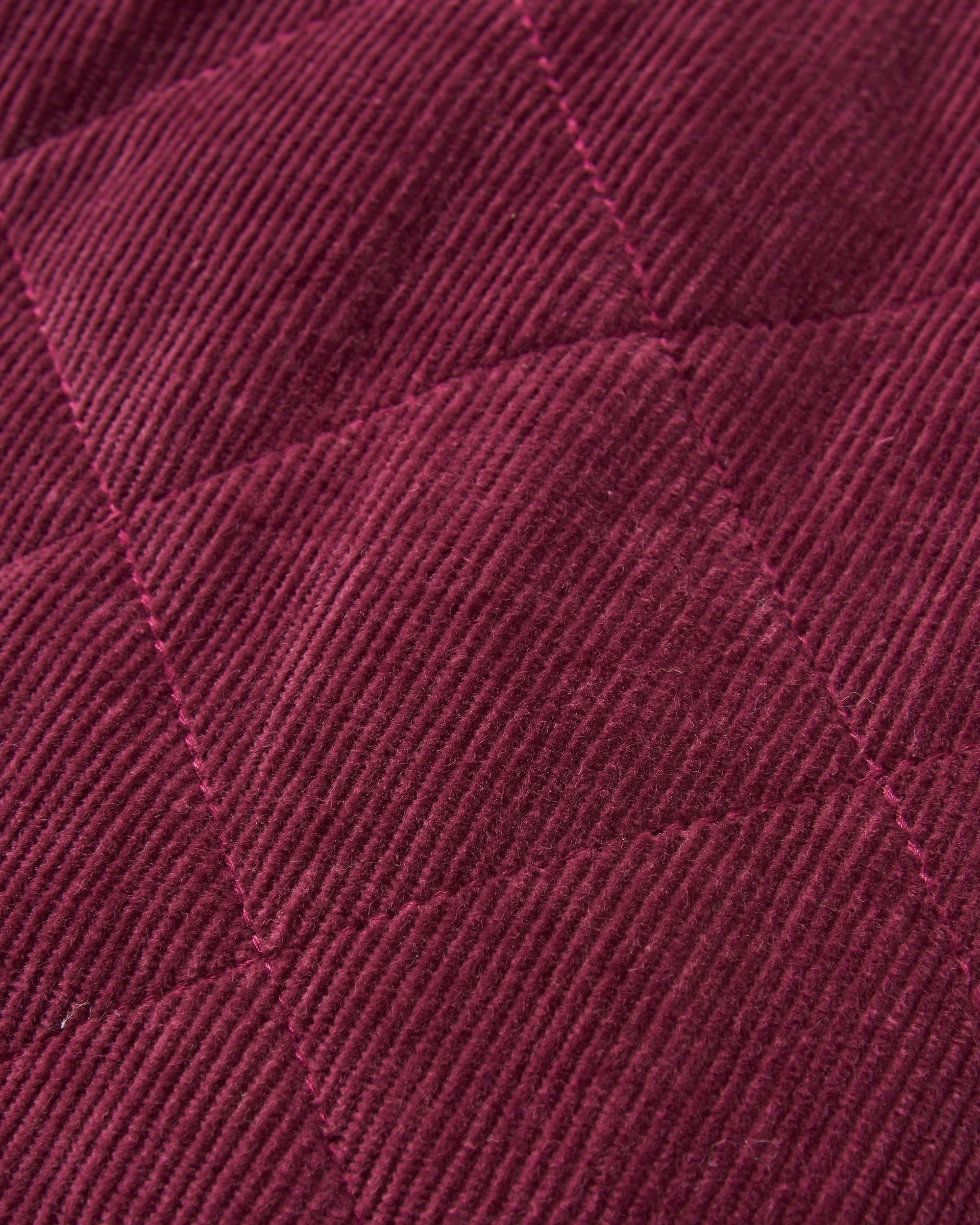 Lucia Cord Jacket - Fig - Flatlay