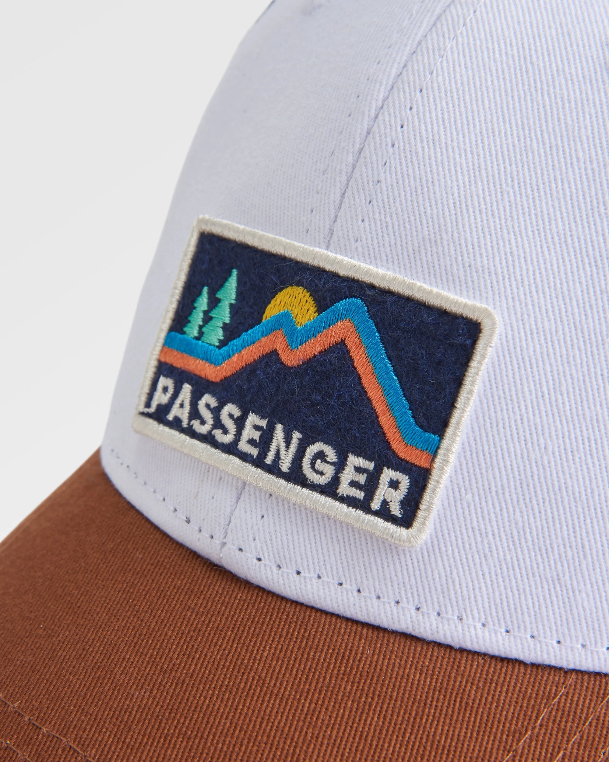 Made To Roam Trucker Cap - Rich Navy/Rubber - Flatlay