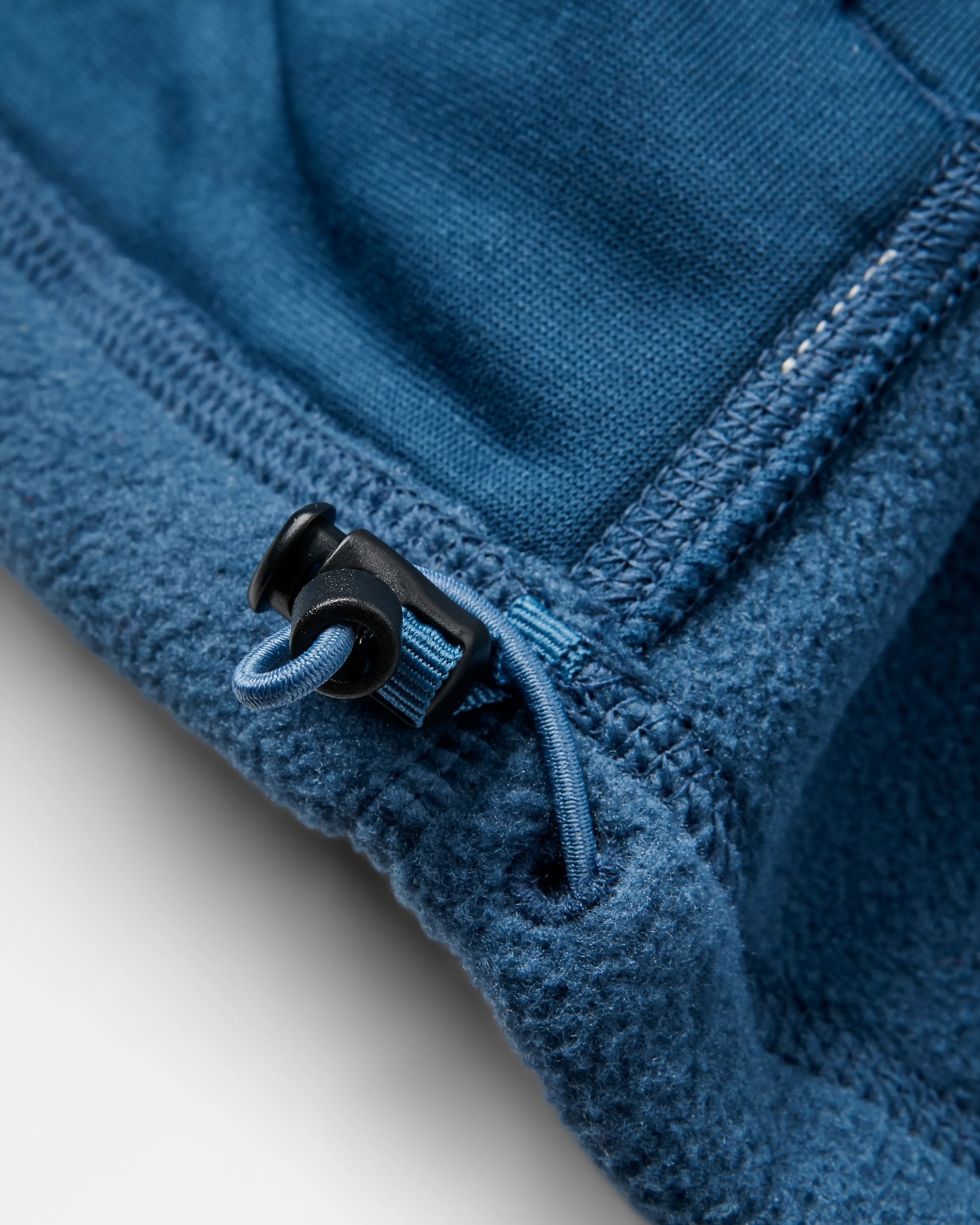 Sierrascape Men's Recycled Polartec® Fleece Hoodie - Dark Denim - Flatlay