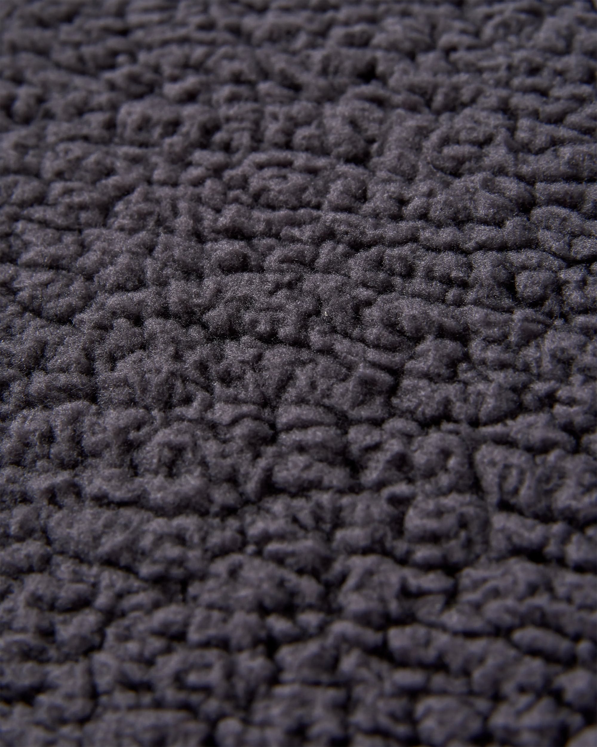 Waves Recycled Sherpa Lined Changing Robe - Dark Denim/ Deep Navy - Flatlay