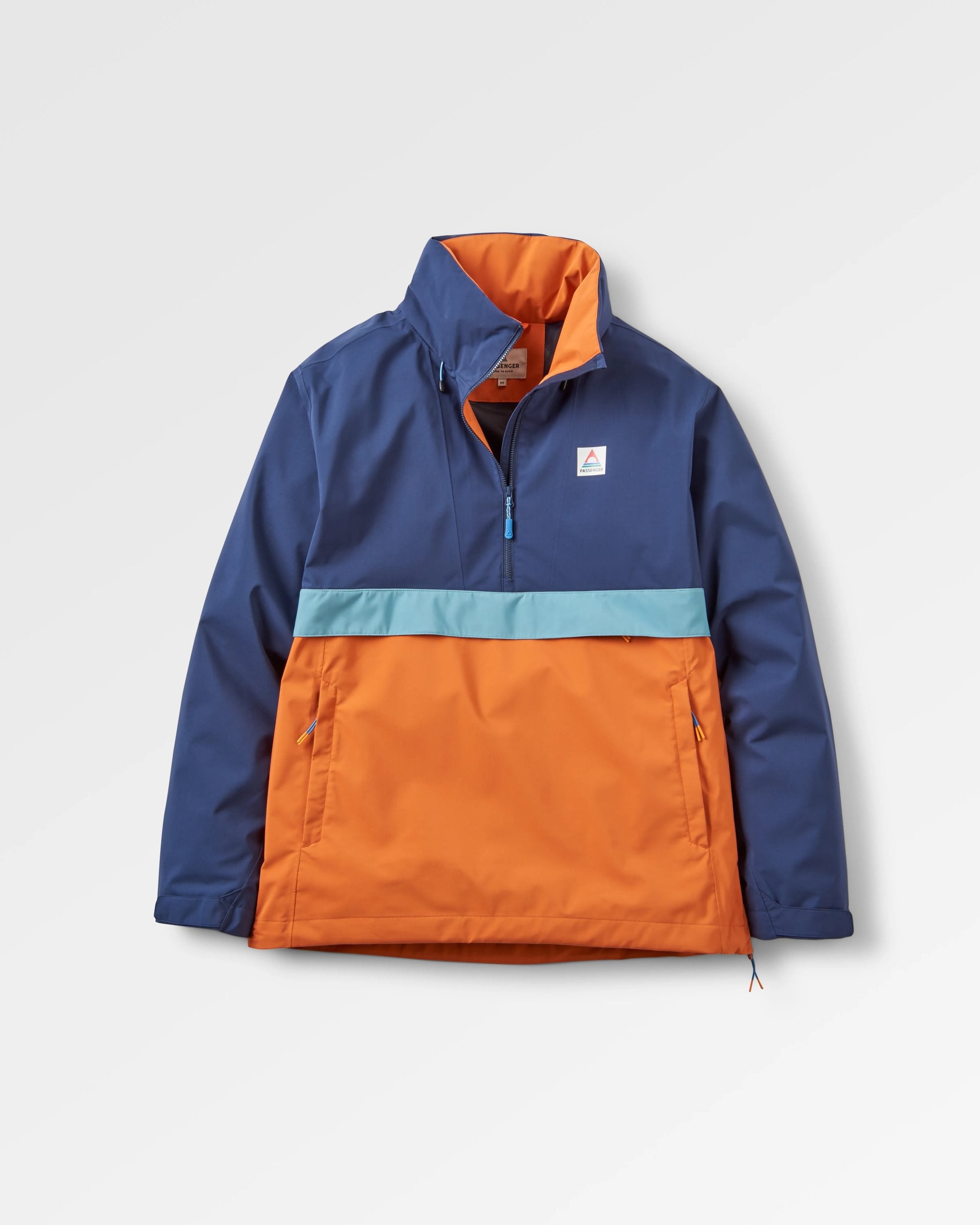 Diablo Recycled Waterproof Anorak - Rich Navy - Flatlay