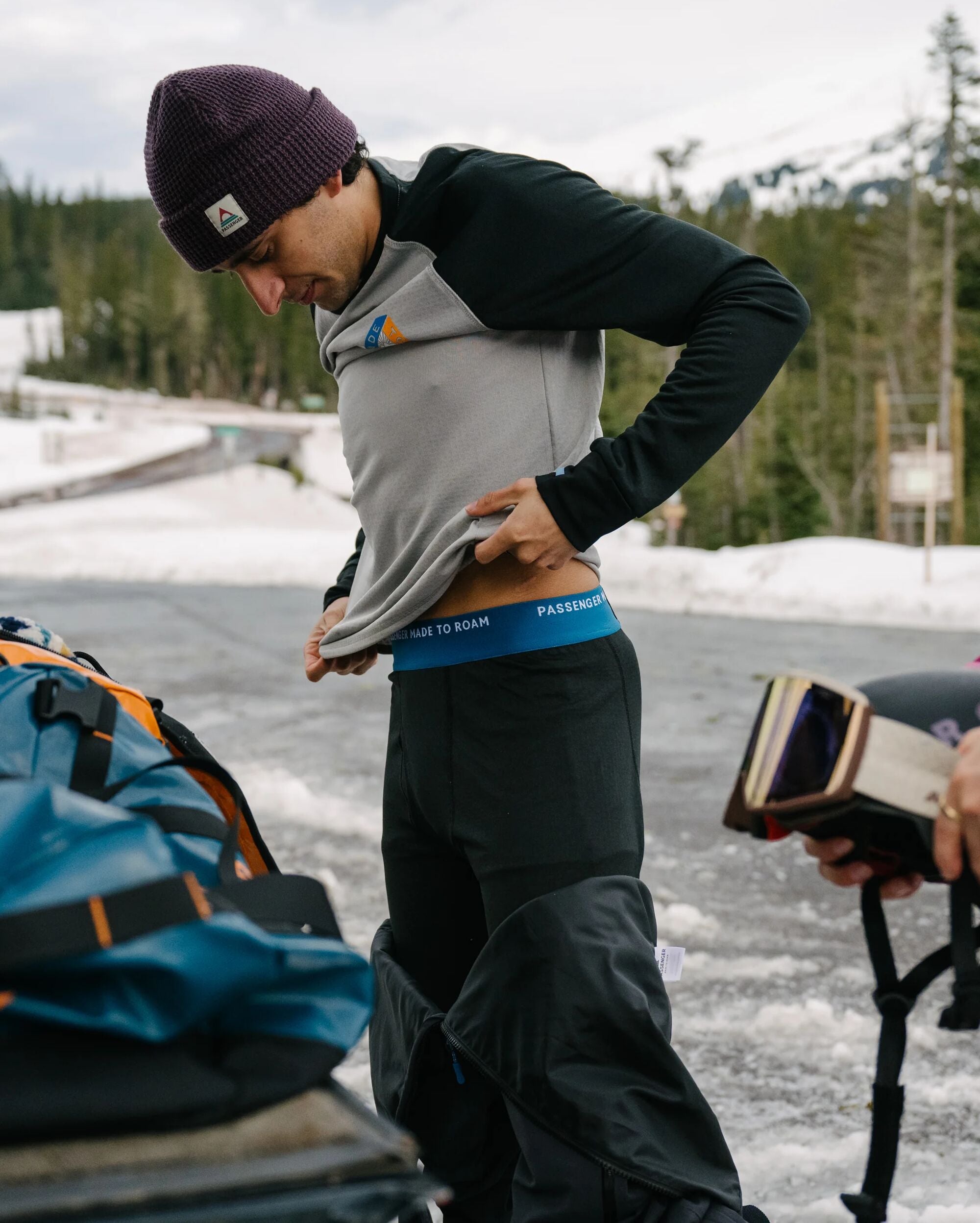 Ride Recycled Base Layer Legging - Lifestyle