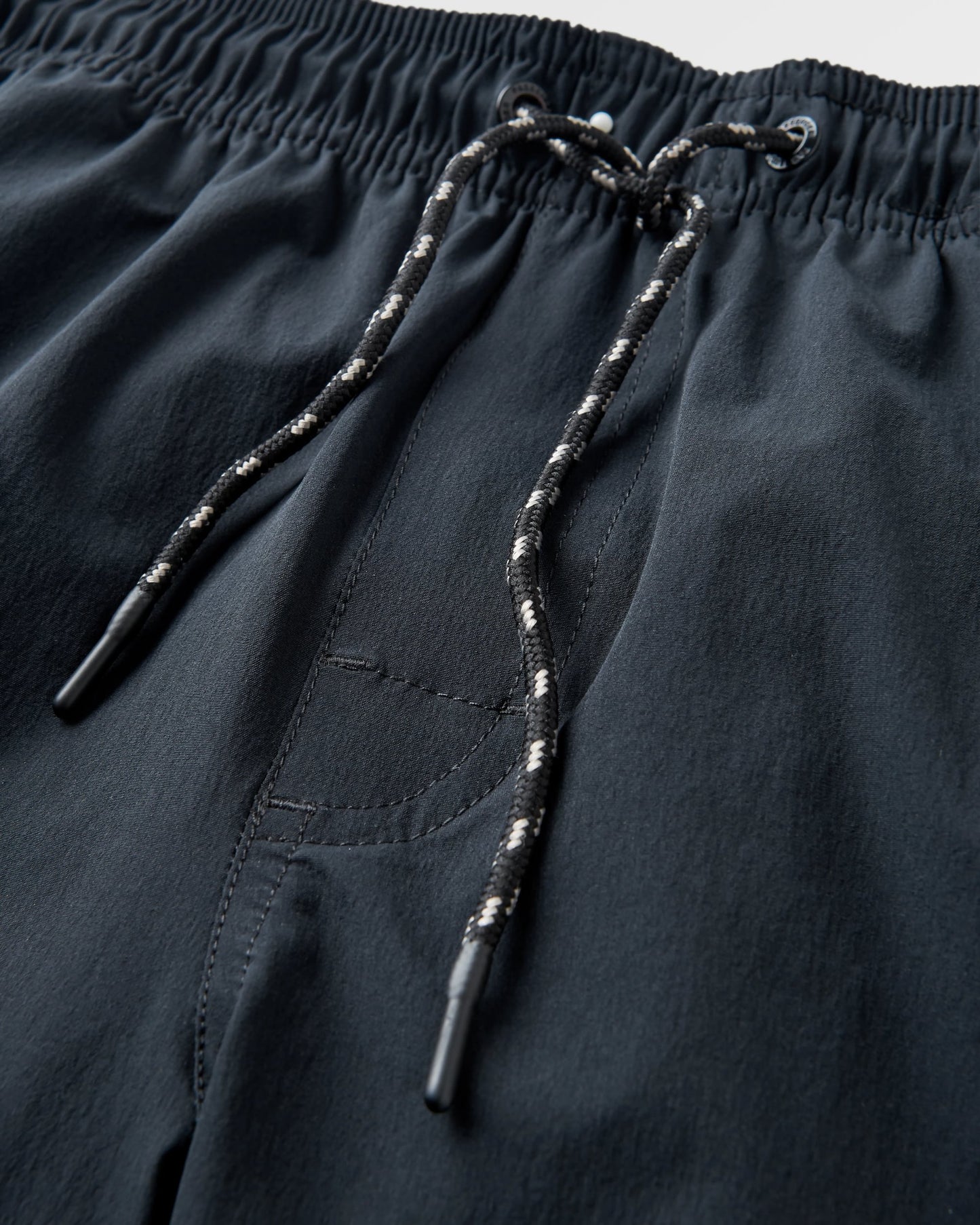 Drifter Beach Lined Short - Black - Flatlay