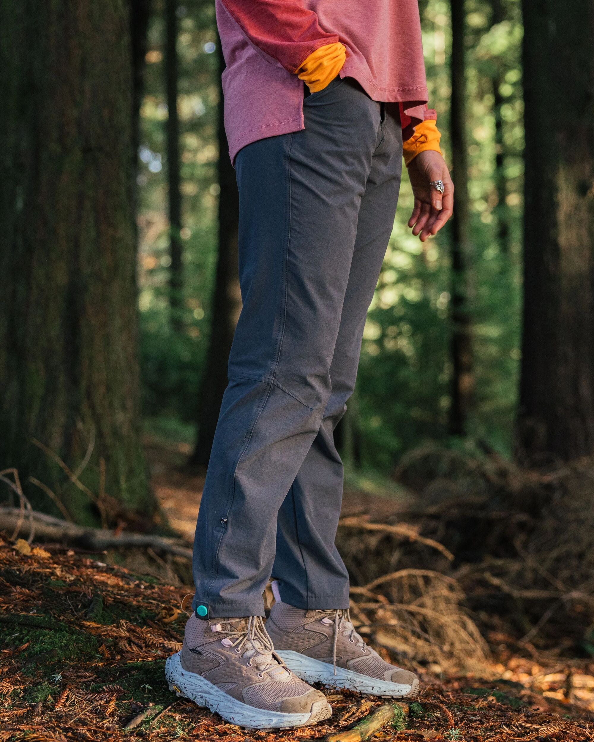 365 Trail Roll Up Trouser - Charcoal - Lifestyle