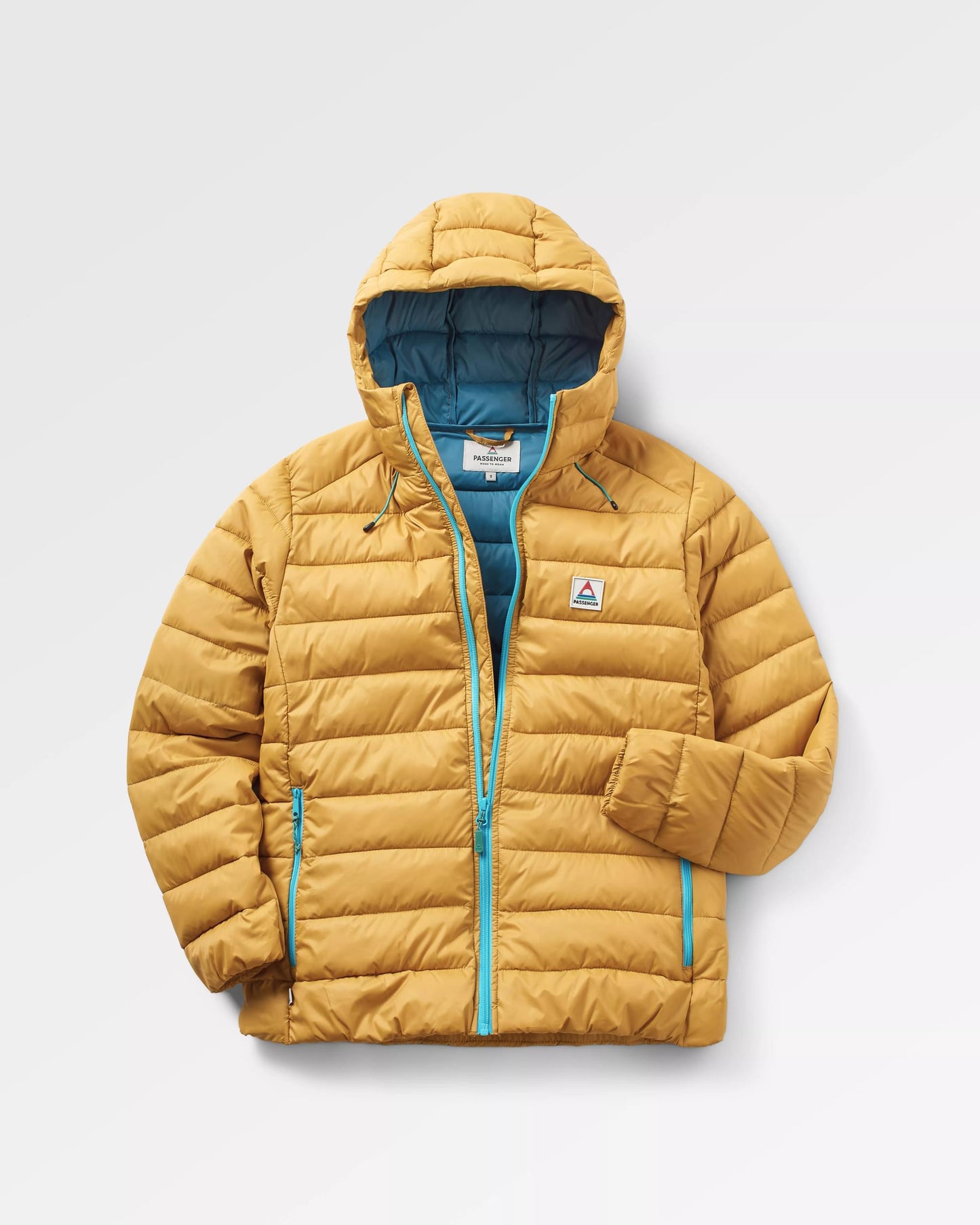 Pow Recycled 2.0 Insulated Jacket - Mustard Gold - Flatlay