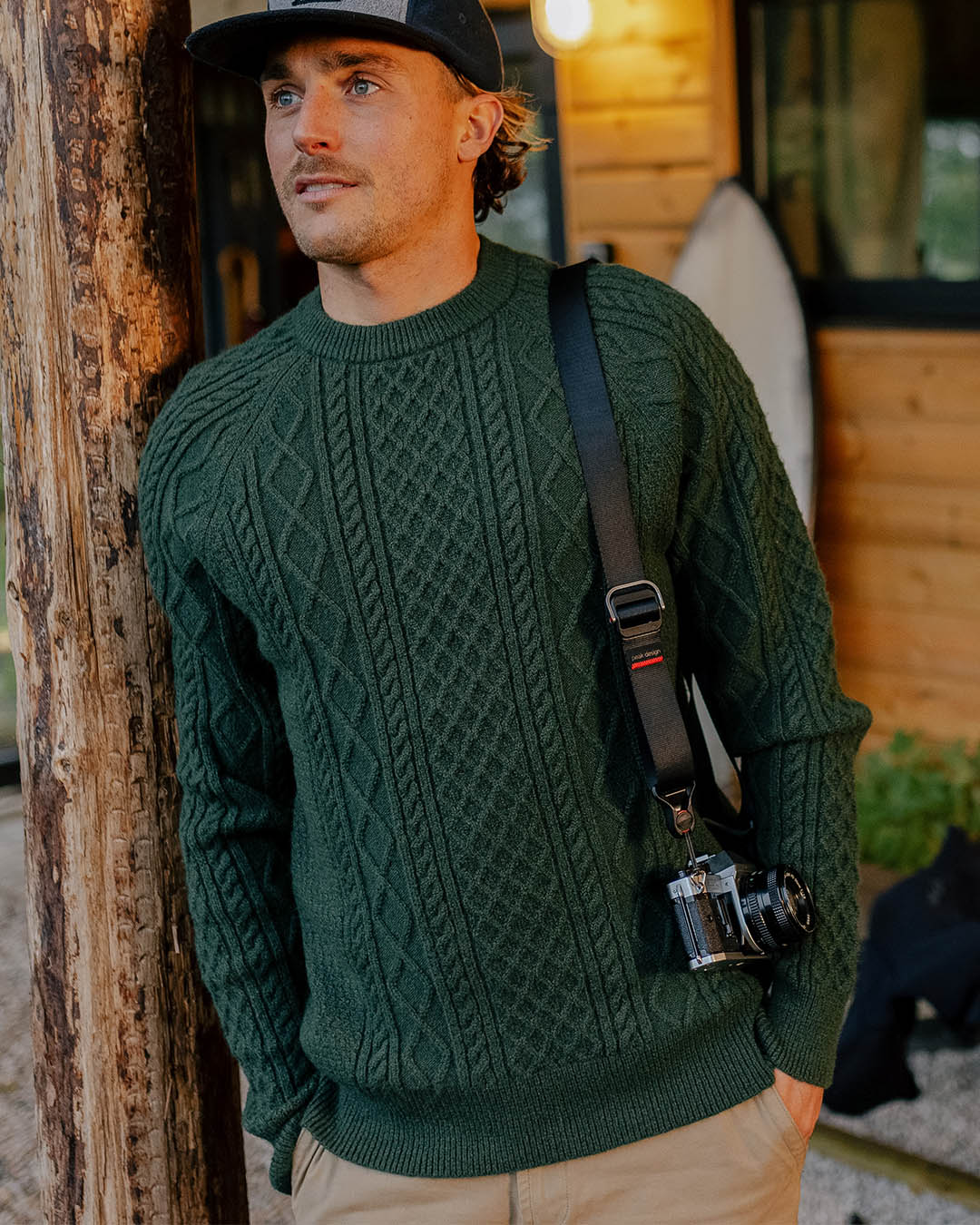 Sandbar Cable Jumper - Fir Tree