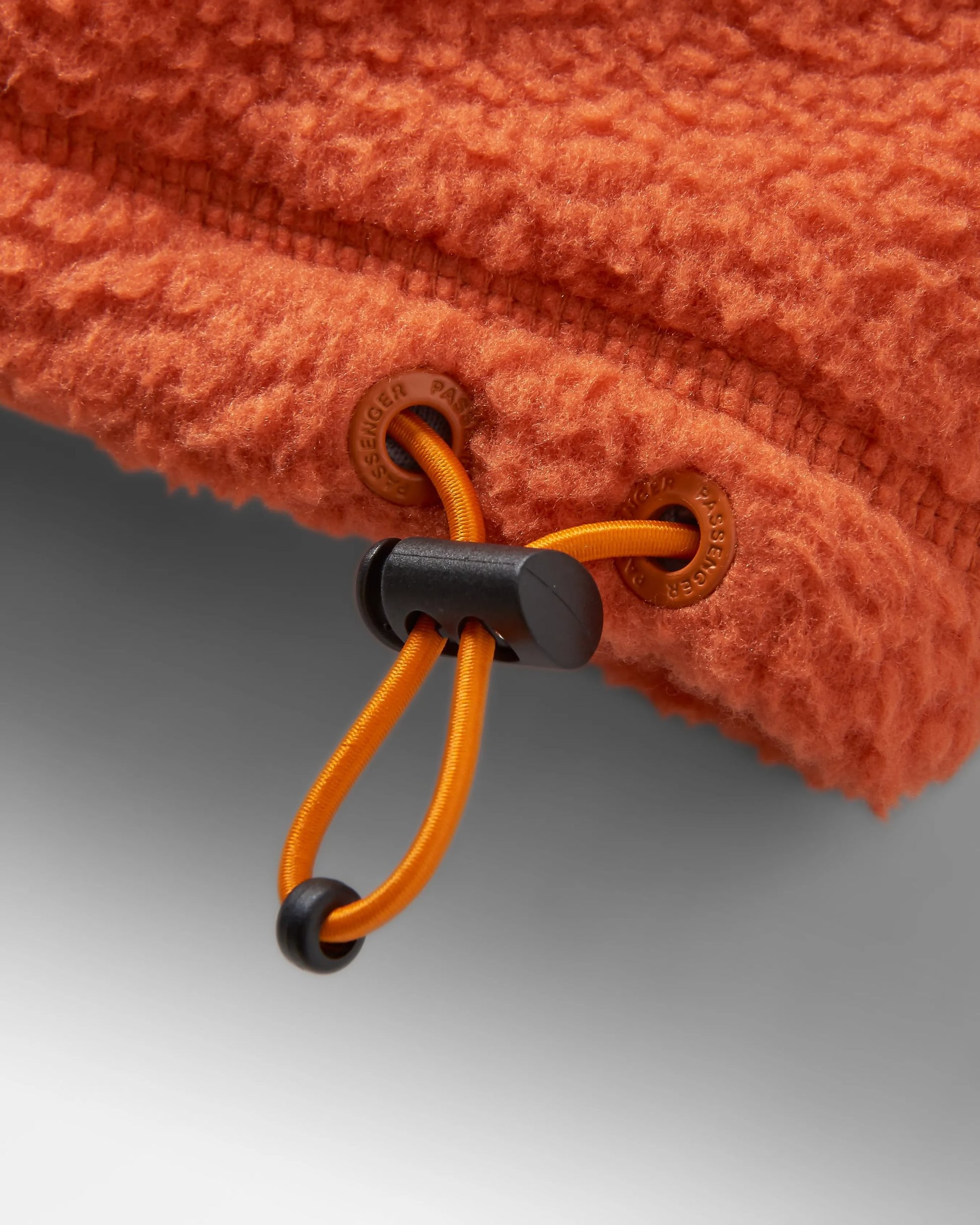 Maren 1/2 Zip Recycled Sherpa Fleece - Burnt Orange