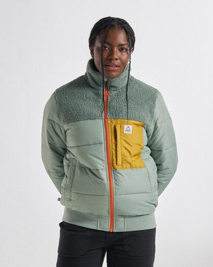 Inspire Recycled Insulated Jacket - Pistachio - Studio Model