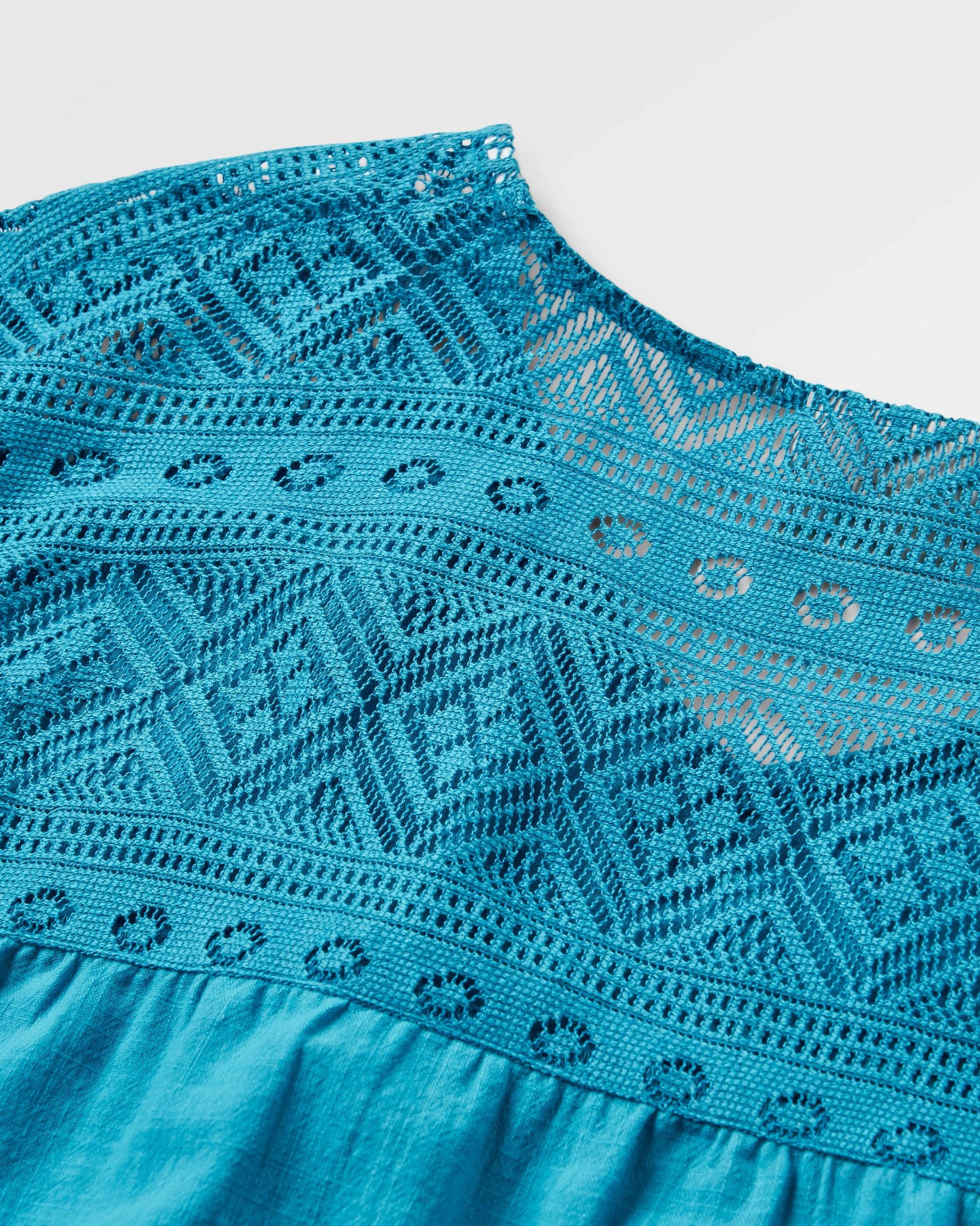 Flurry LS Woven - Bluejay - Flatlay