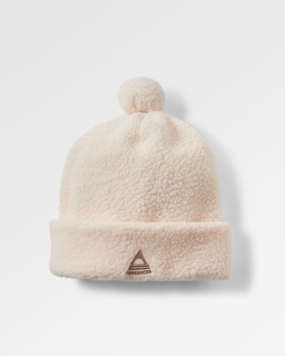 Snow Recycled Sherpa Beanie - Vintage White