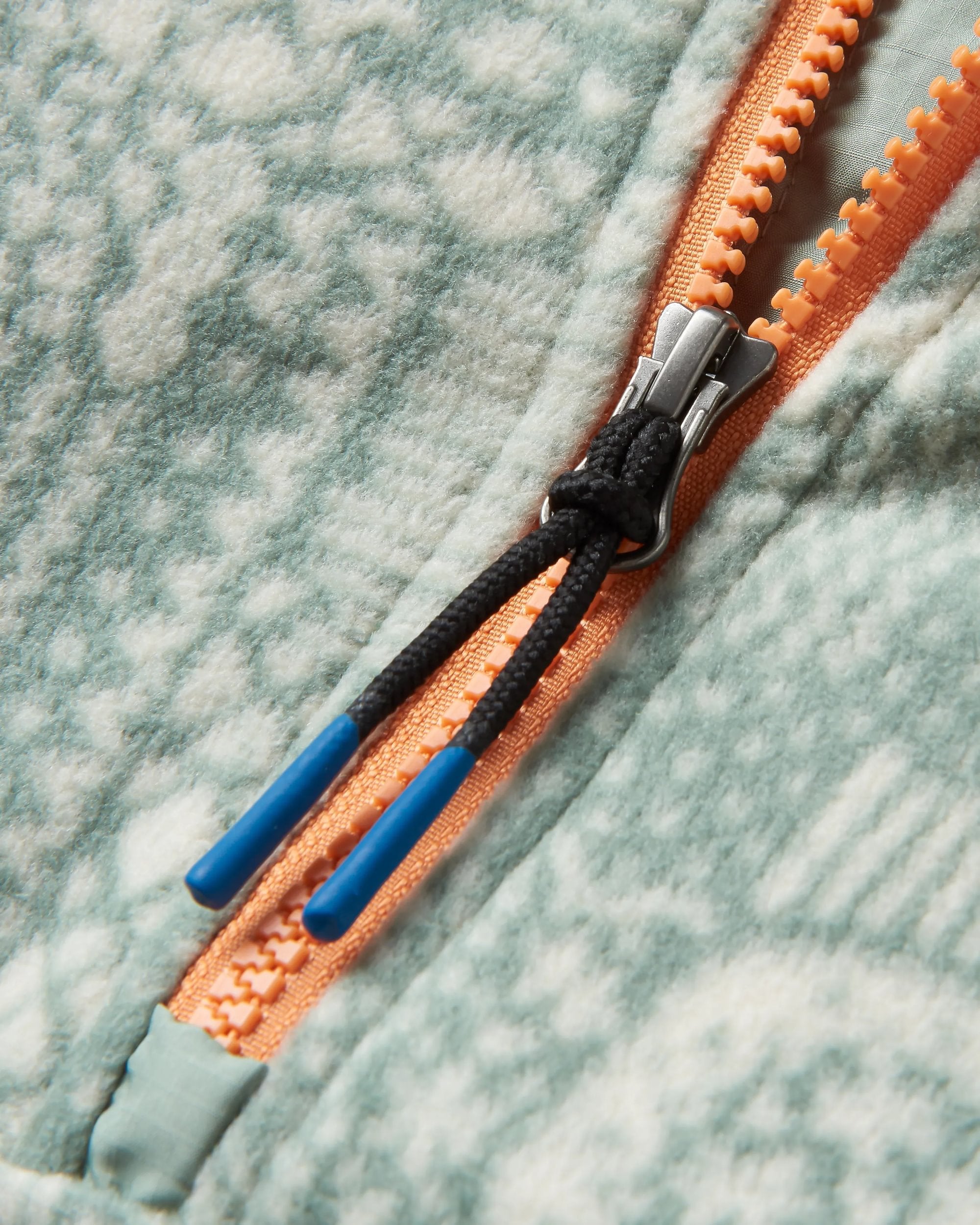 Sorrel Recycled Polar Fleece - Vintage Patchwork Pistachio - Flatlay