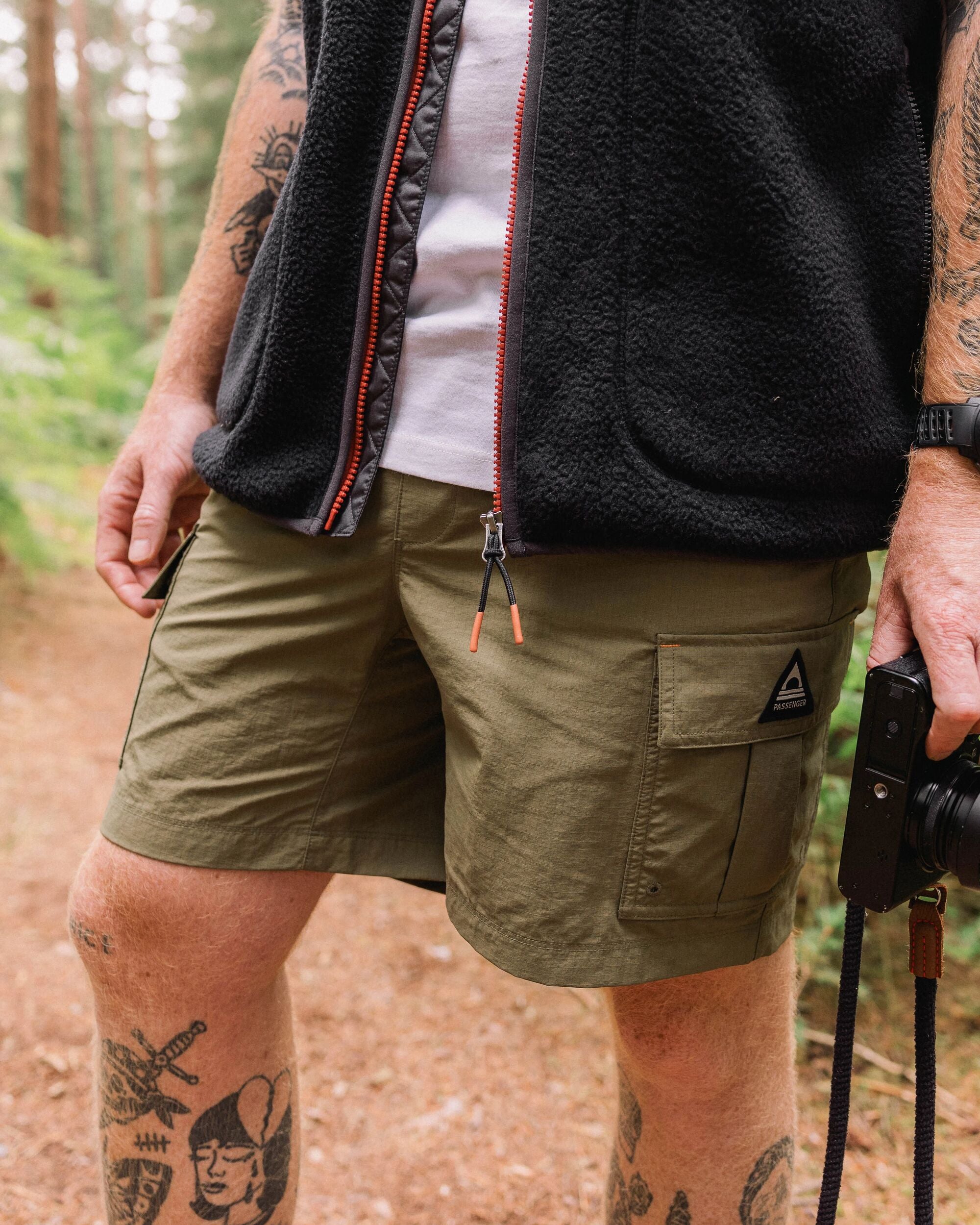 Seek Out Ripstop Short - Khaki - Lifestyle