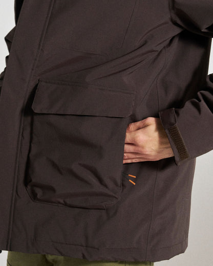 Explorer Waterproof Down Parka - Espresso - Studio Model