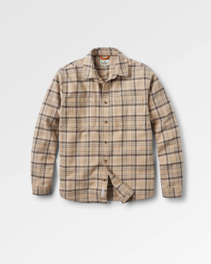 Backcountry Check Shirt - Oatmeal Check - Flatlay