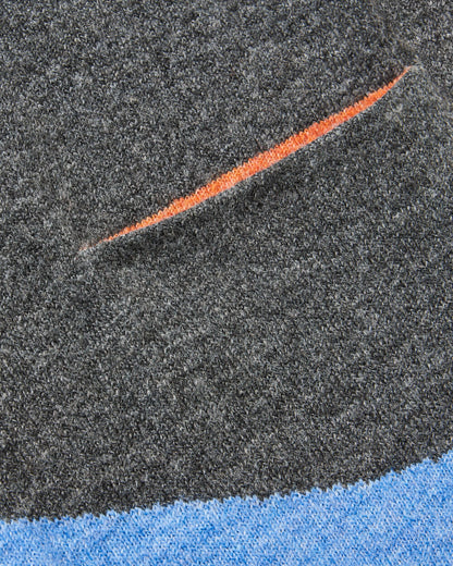 Scenic 'Light' Long Knitted Cardigan - Scenic Grey - Flatlay