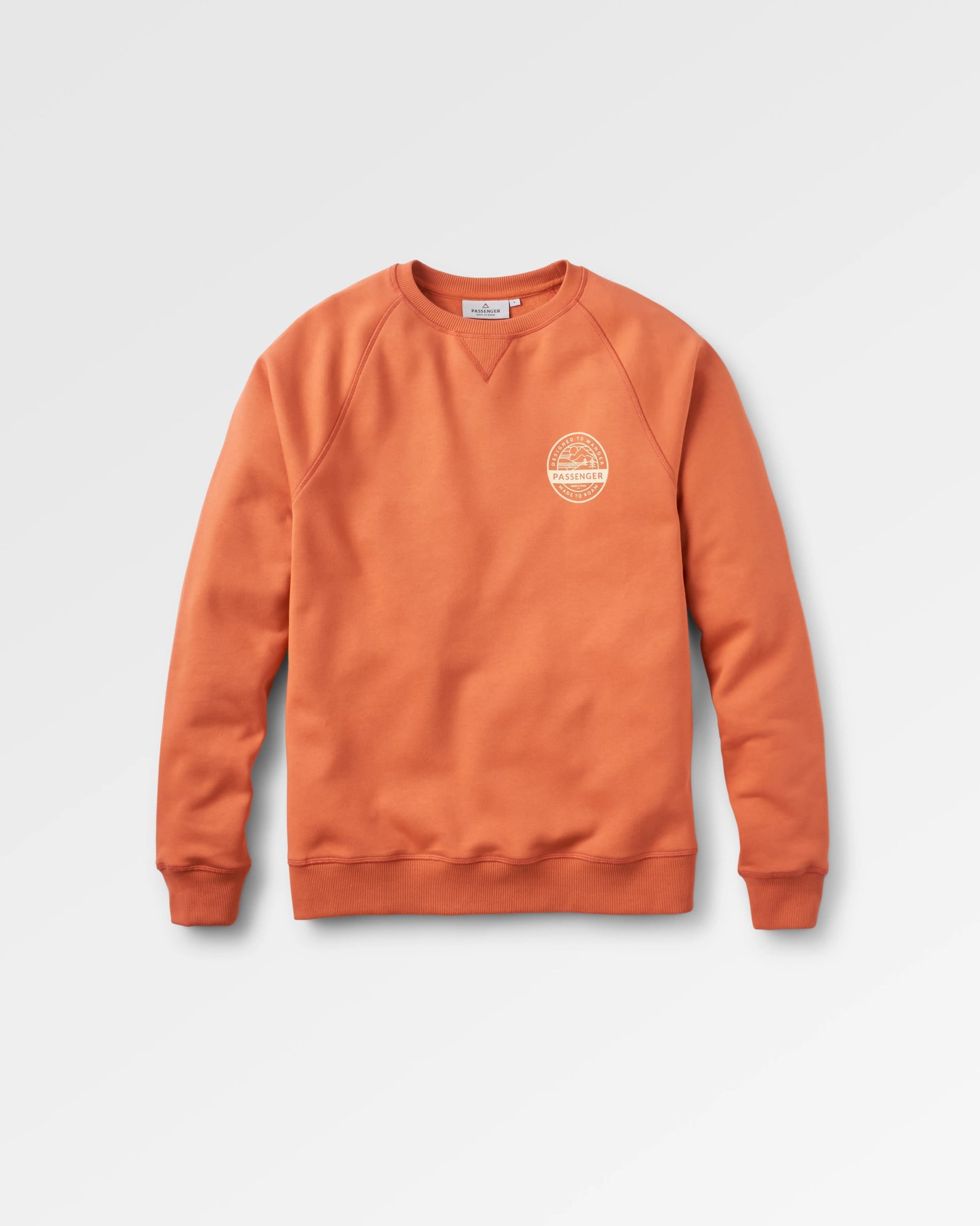 Odyssey Organic Cotton Sweatshirt - Burnt Orange
