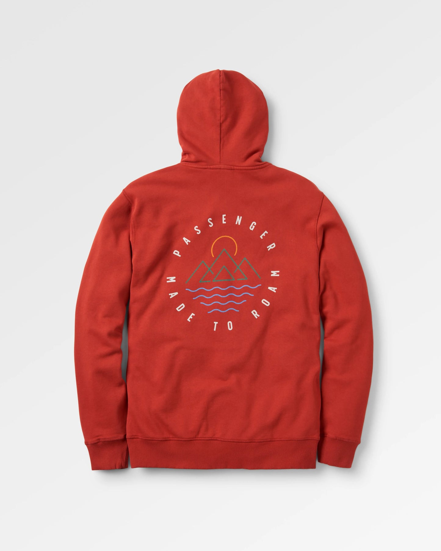 Escapism Recycled Cotton Hoodie - Red Ochre