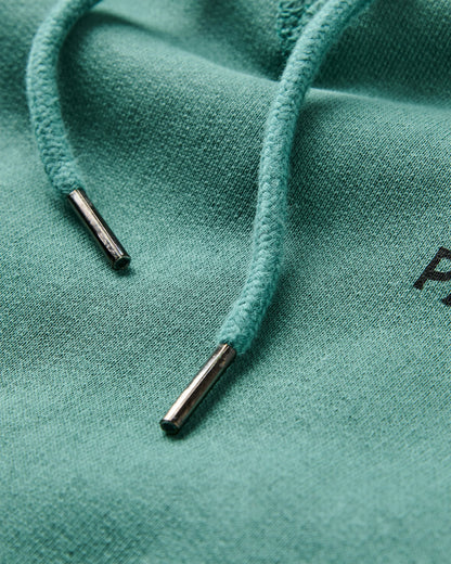 Roamer Recycled Cotton Hoodie - Deep Ocean - Flatlay