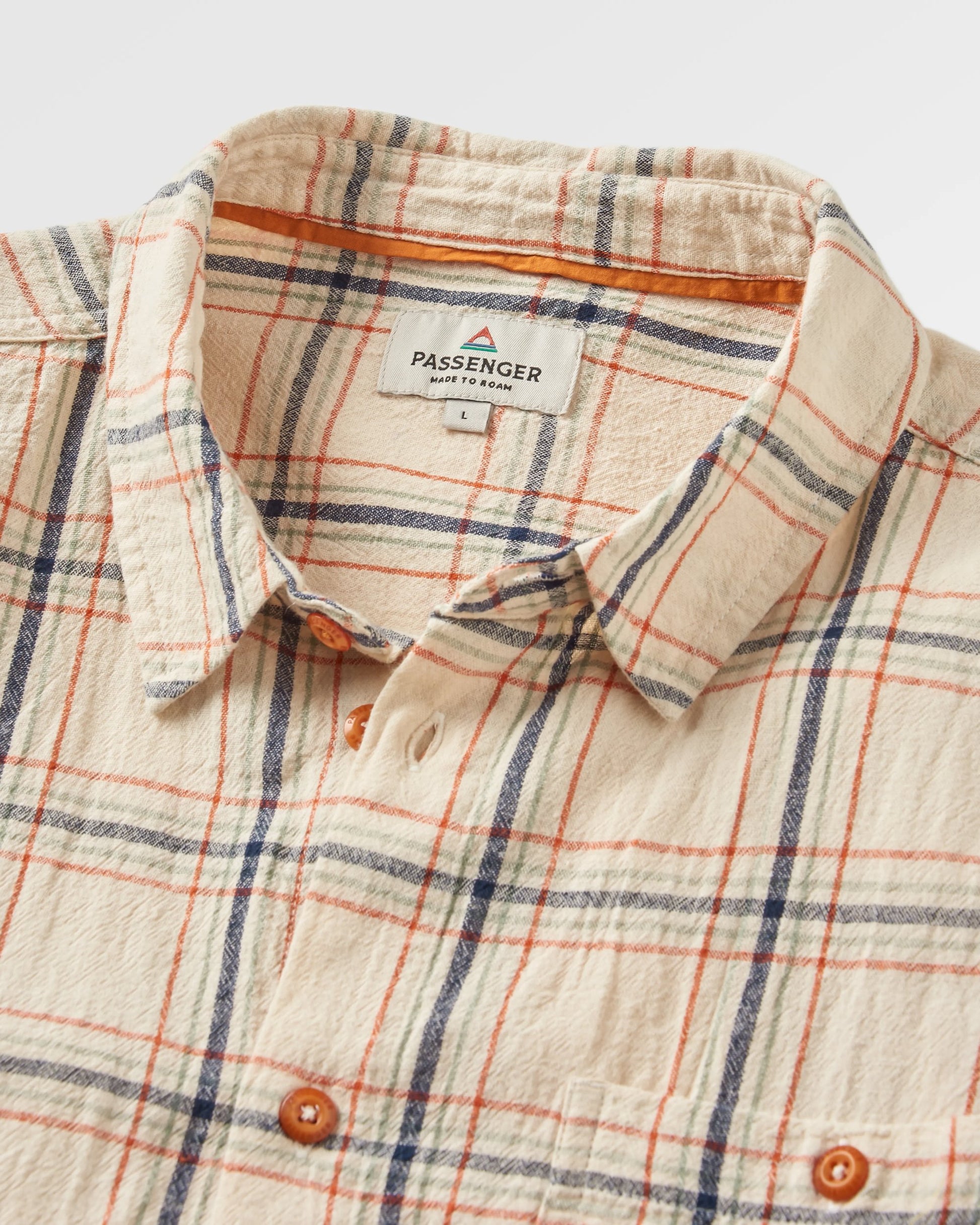 Chill Organic Cotton Check Shirt - Birch