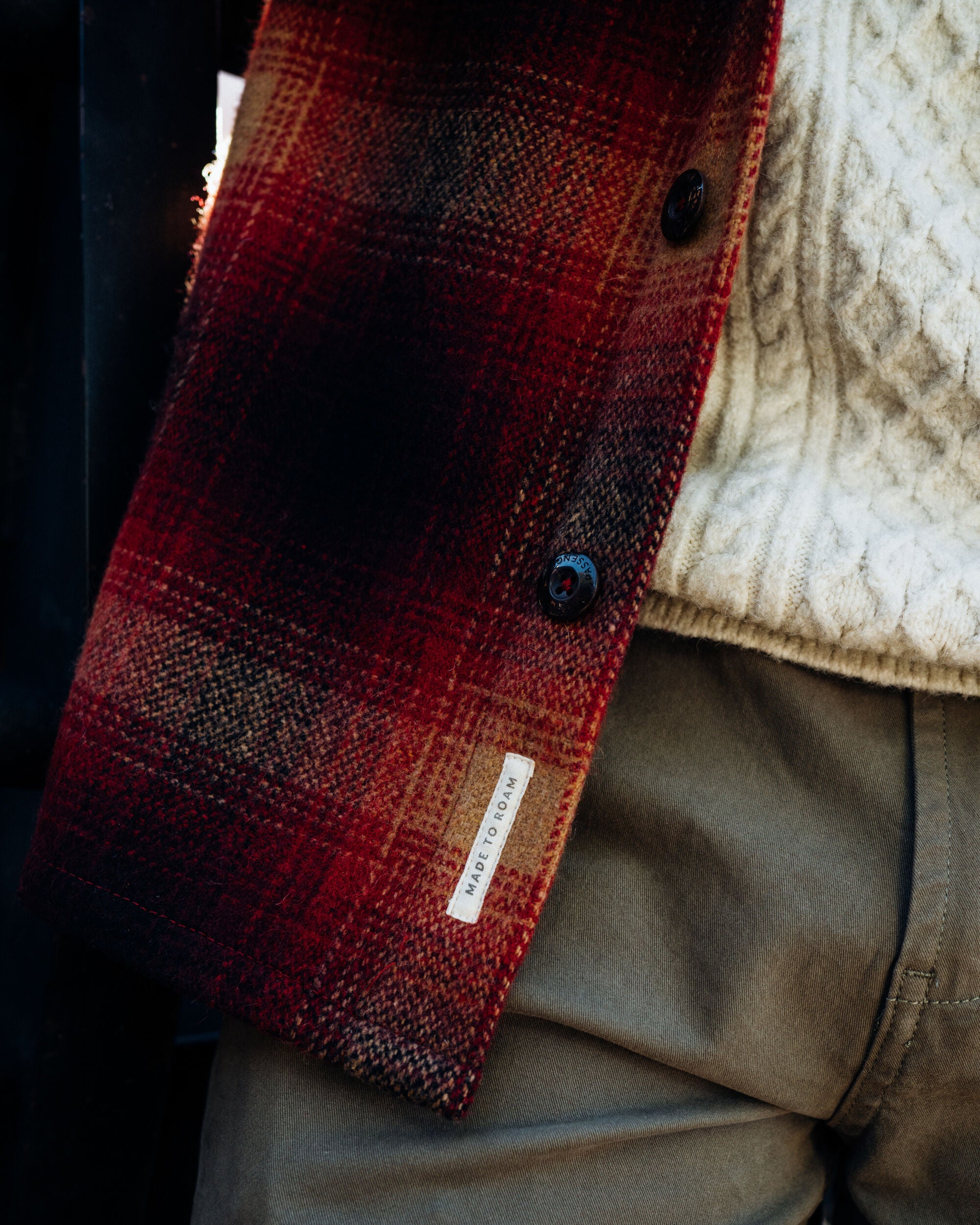 Barren Overshirt - Wine - Lifestyle