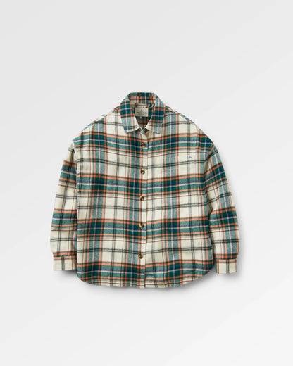 Rootsy 2.0 Organic LS Shirt - Birch/Rain Forest Check