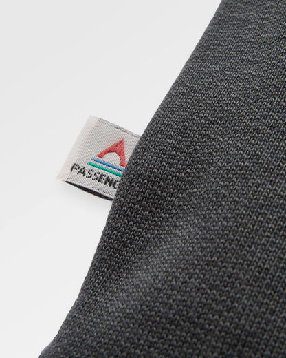 Wildedge Recycled Cotton Hoodie - Black - Flatlay