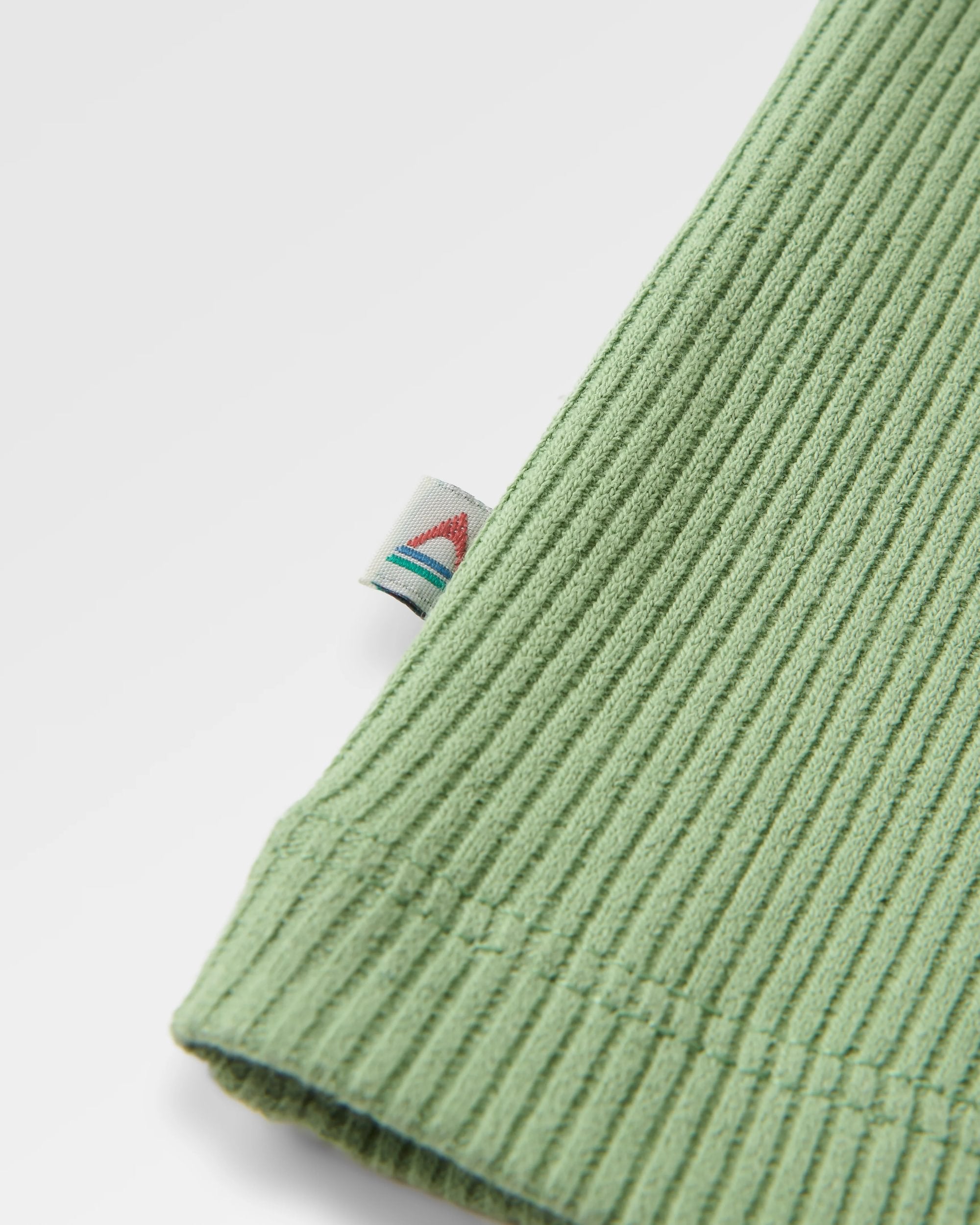 Atmos Ribbed Tank Vest - Stem Green - Flatlay