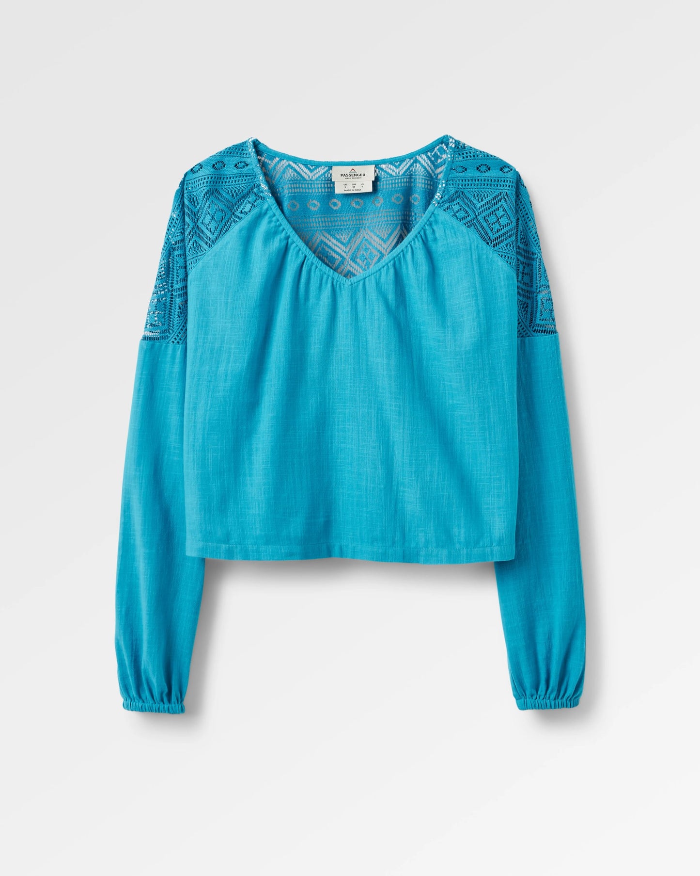 Flurry LS Woven - Bluejay - Flatlay
